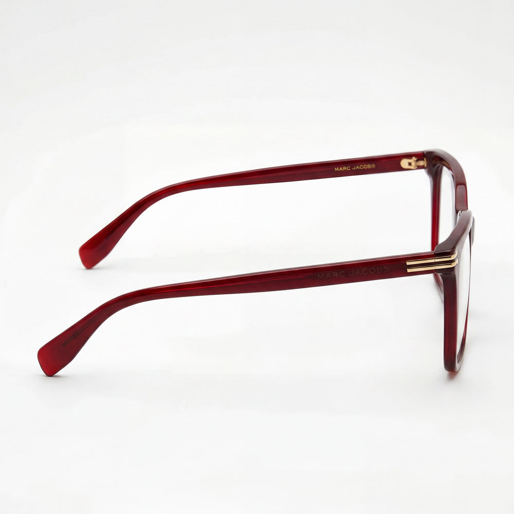 Marc Jacobs Classic Women's Plastic Frame Burgundy Polycarbonate Non-Polarized Sunglasses 53-16-140