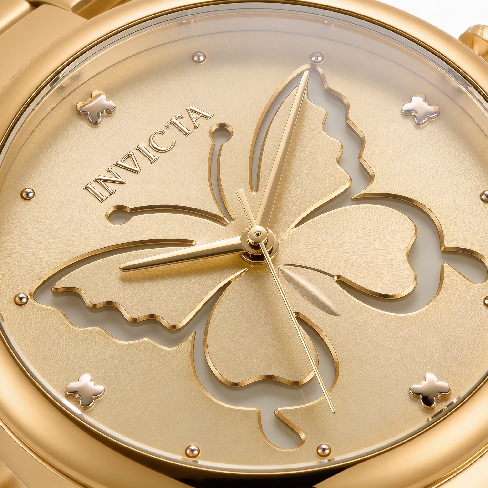 Reloj Invicta Wildflower 33234 para mujer, de acero inoxidable en tono oro rosa, con pulsera de cuarzo de 36 mm y 10 ATM., Photo 3