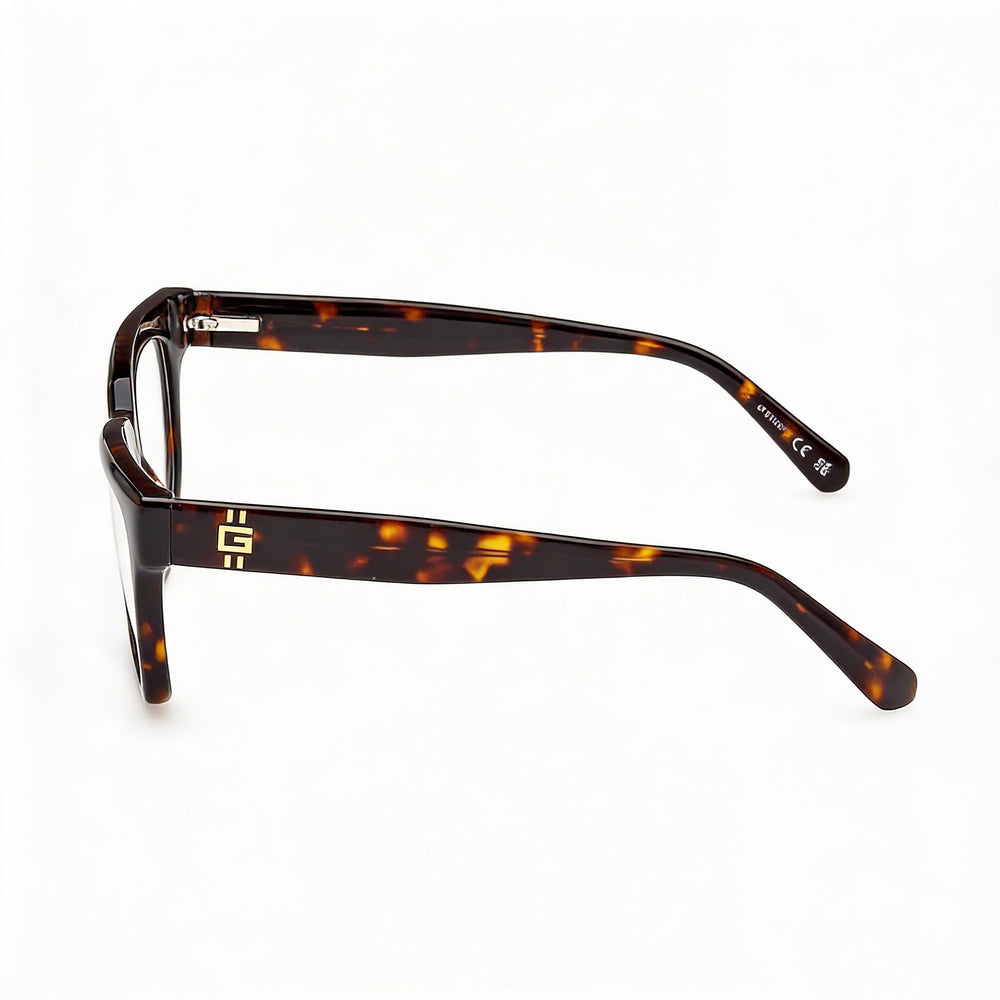 Gafas de sol GUESS Gu50238 para hombre, montura de plástico color Habana oscuro, lentes de 53 mm, puente de 19 mm, patillas de 145 mm