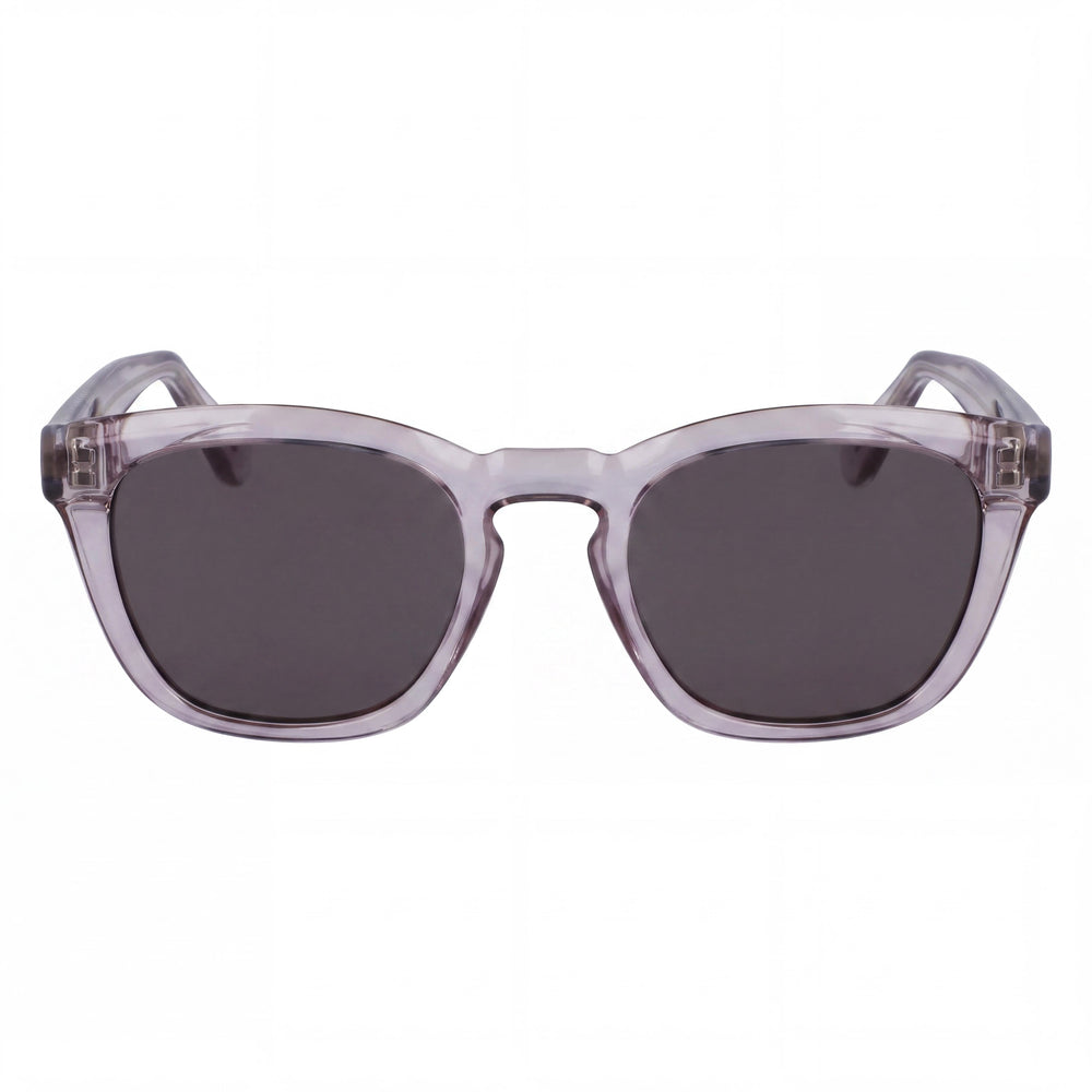 Gafas de sol rectangulares Ferragamo Sf2040se para hombre, de acetato transparente gris con lentes de policarbonato de 50 mm con protección UV 400