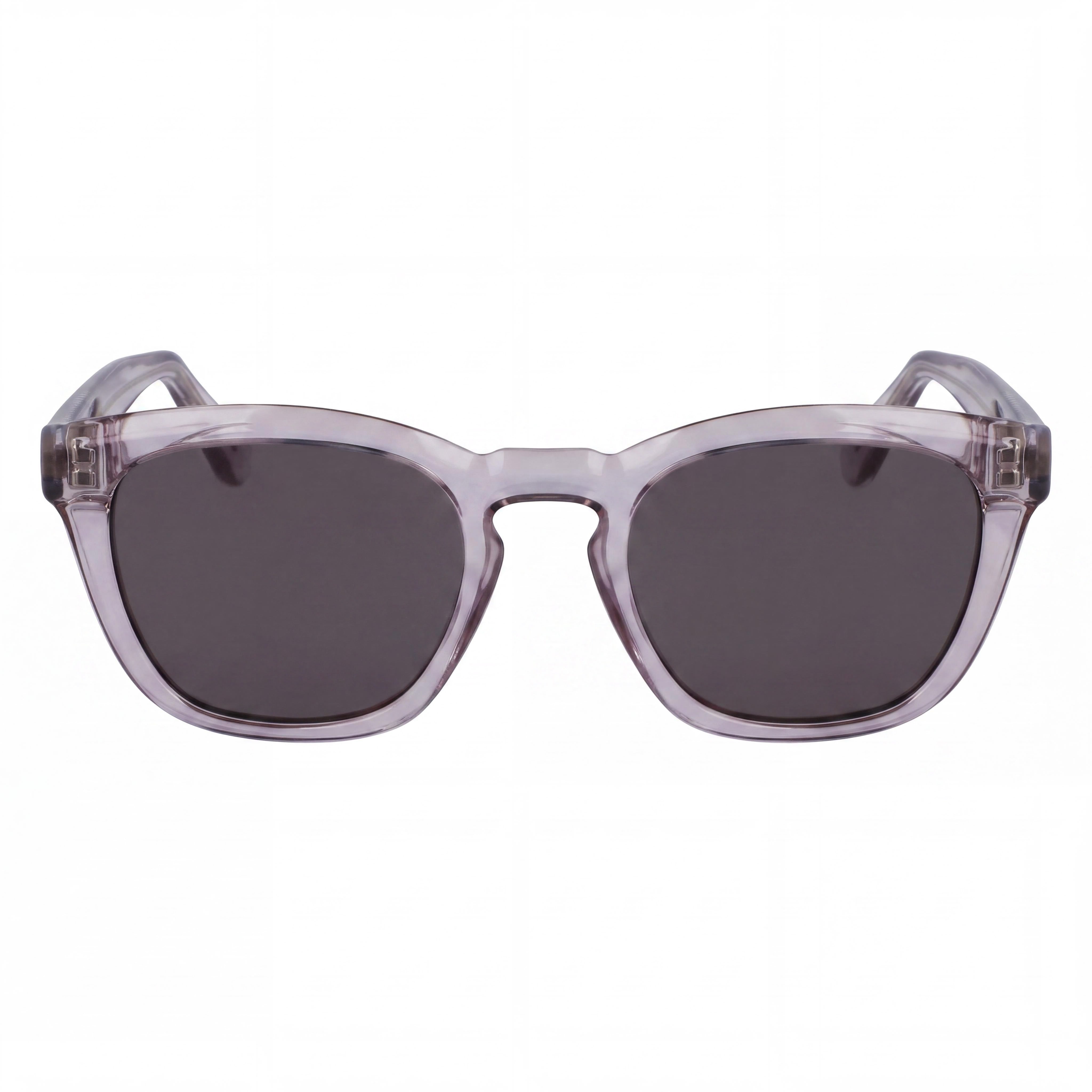 Gafas de sol rectangulares Ferragamo Sf2040se para hombre, de acetato transparente gris con lentes de policarbonato de 50 mm con protección UV 400, Photo 2