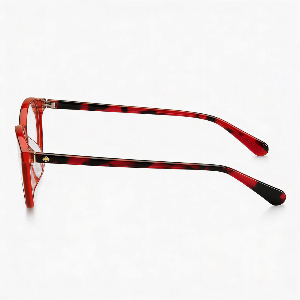 Kate Spade New York Evangeline/f - Gafas de sol modernas para mujer, color rojo, con montura de acetato, lentes de policarbonato, 53 mm, puente de 16 mm, patillas de 145 mm