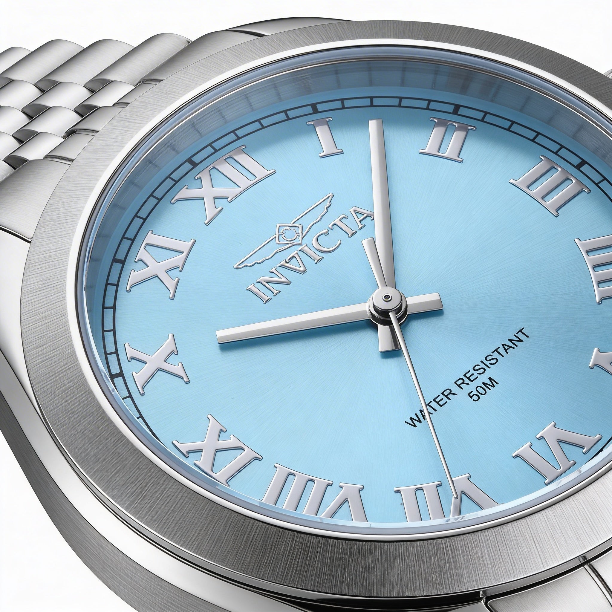 Reloj Invicta Specialty 48902 unisex de acero inoxidable, esfera azul plateada, pulsera de cuarzo, 36 mm, Photo 2