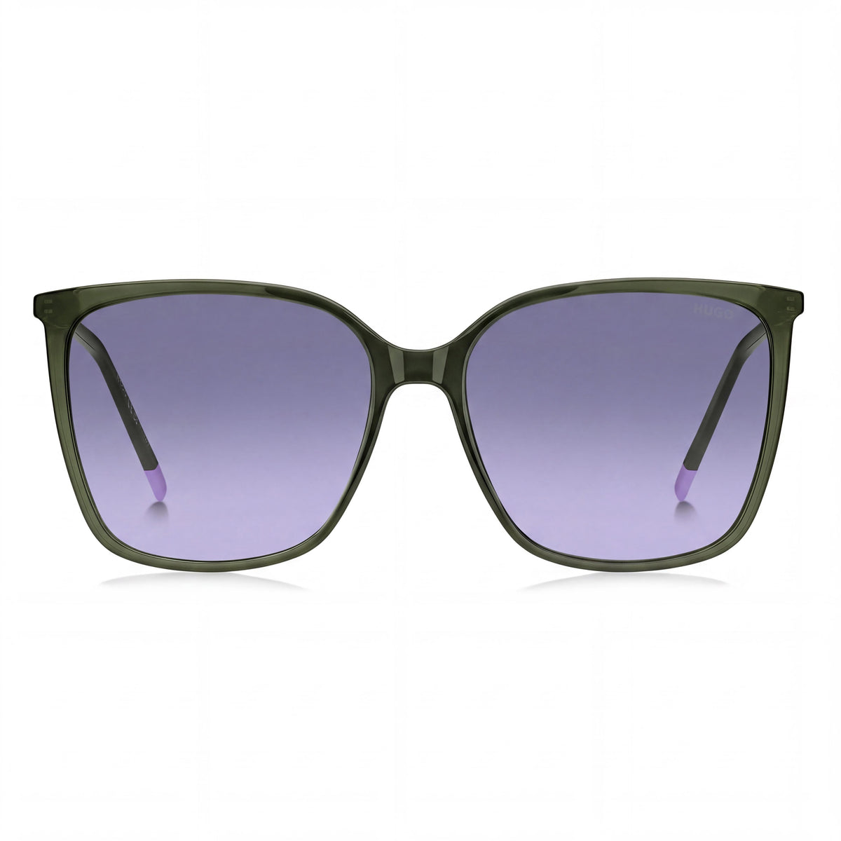 HUGO HG 1275 Women's Green Grey Polyamide Frame Green Non-Polarized Lens Glasses 57mm, Photo 2