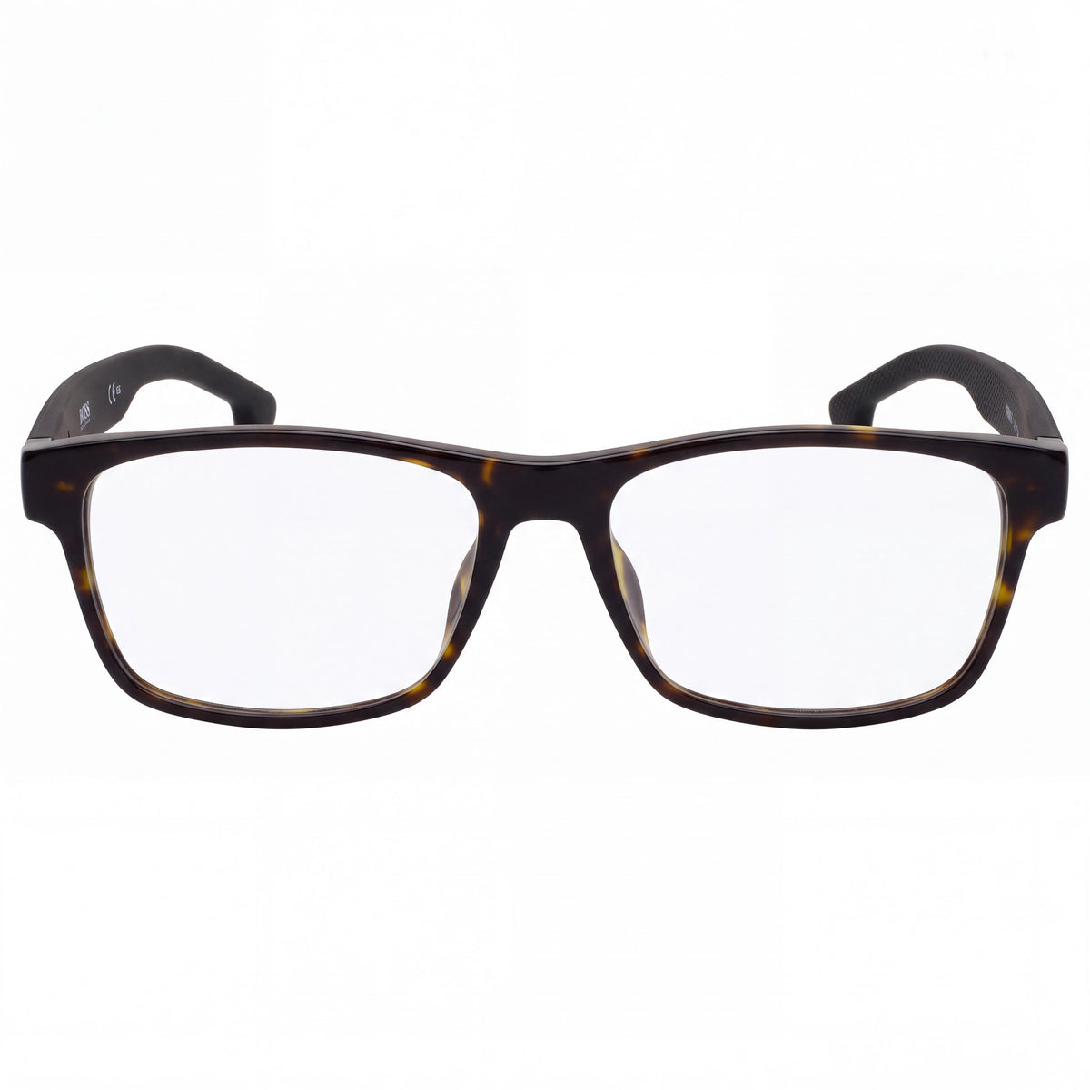 Gafas graduadas Boss by Hugo Boss para hombre, estilo contemporáneo, montura cuadrada de acetato y metal, lentes transparentes, 55 mm, Photo 2