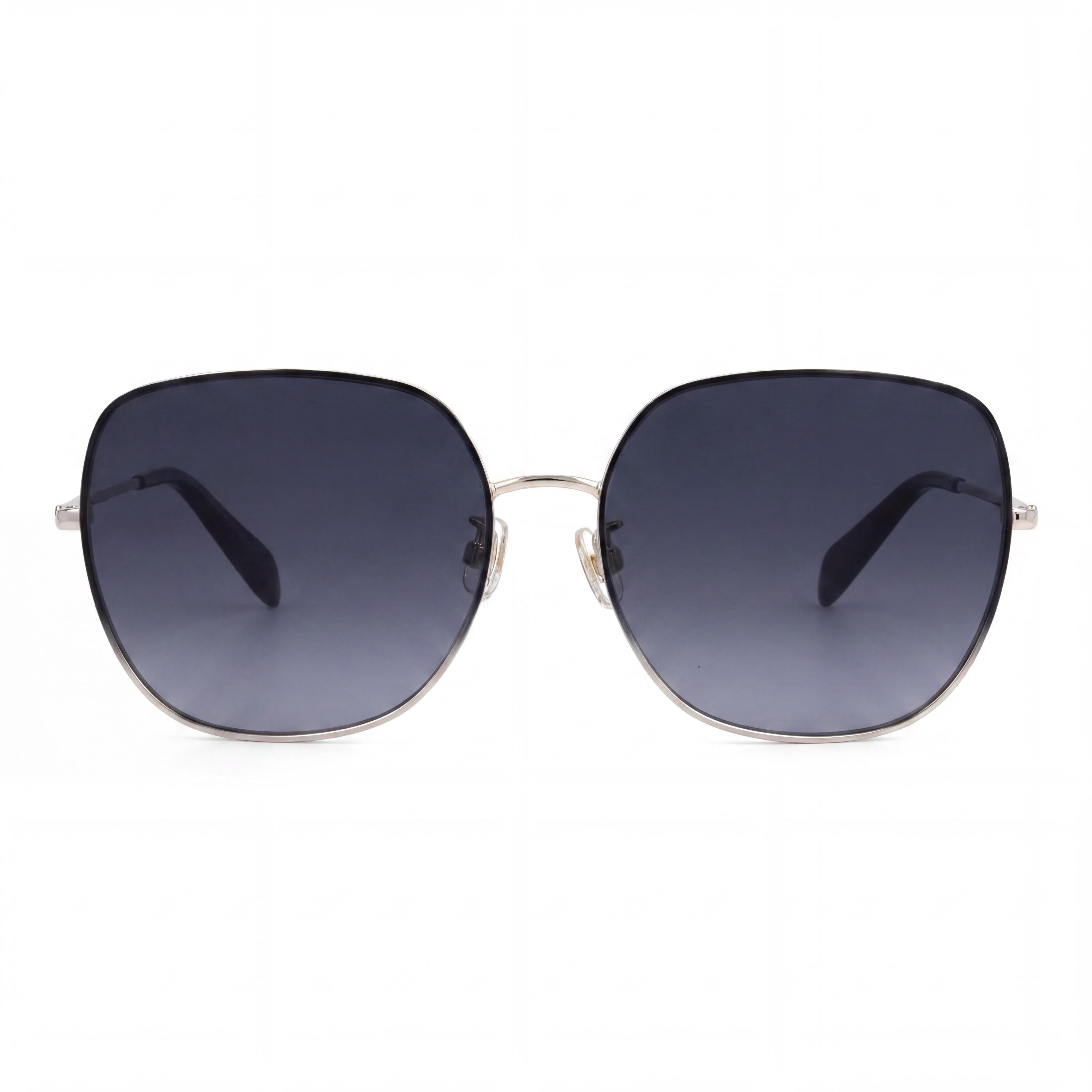 Gafas de sol Kate Spade New York unisex, estilo casual, de plástico, color negro, con montura gris oscuro y lentes negras, protección UV, 59 mm, Photo 2