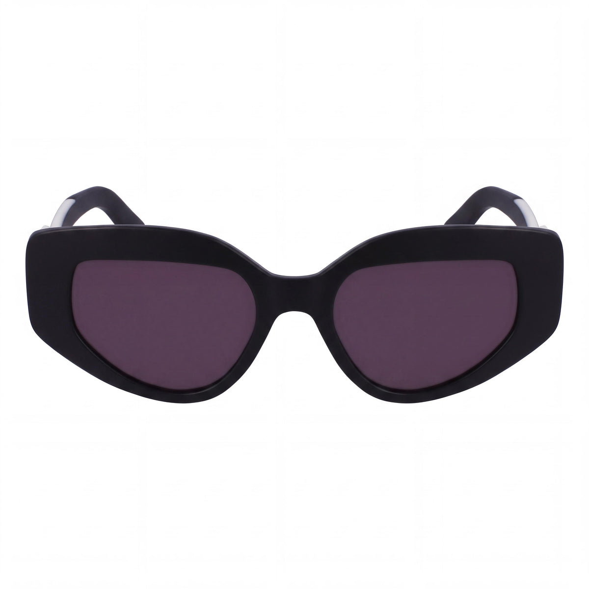 KARL LAGERFELD 6144s Women's Cat Eye Matte Black Bio-Injected Frame Polycarbonate Lens Sunglasses 50mm, Photo 2