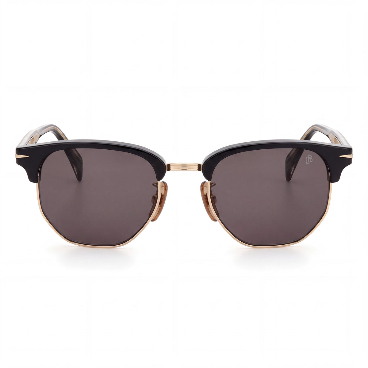 Beckham Db 1002/S Men's Sunglasses with Black Gold Polyamide Frame and Polycarbonate Non-Polarized Lenses 51mm, Photo 2