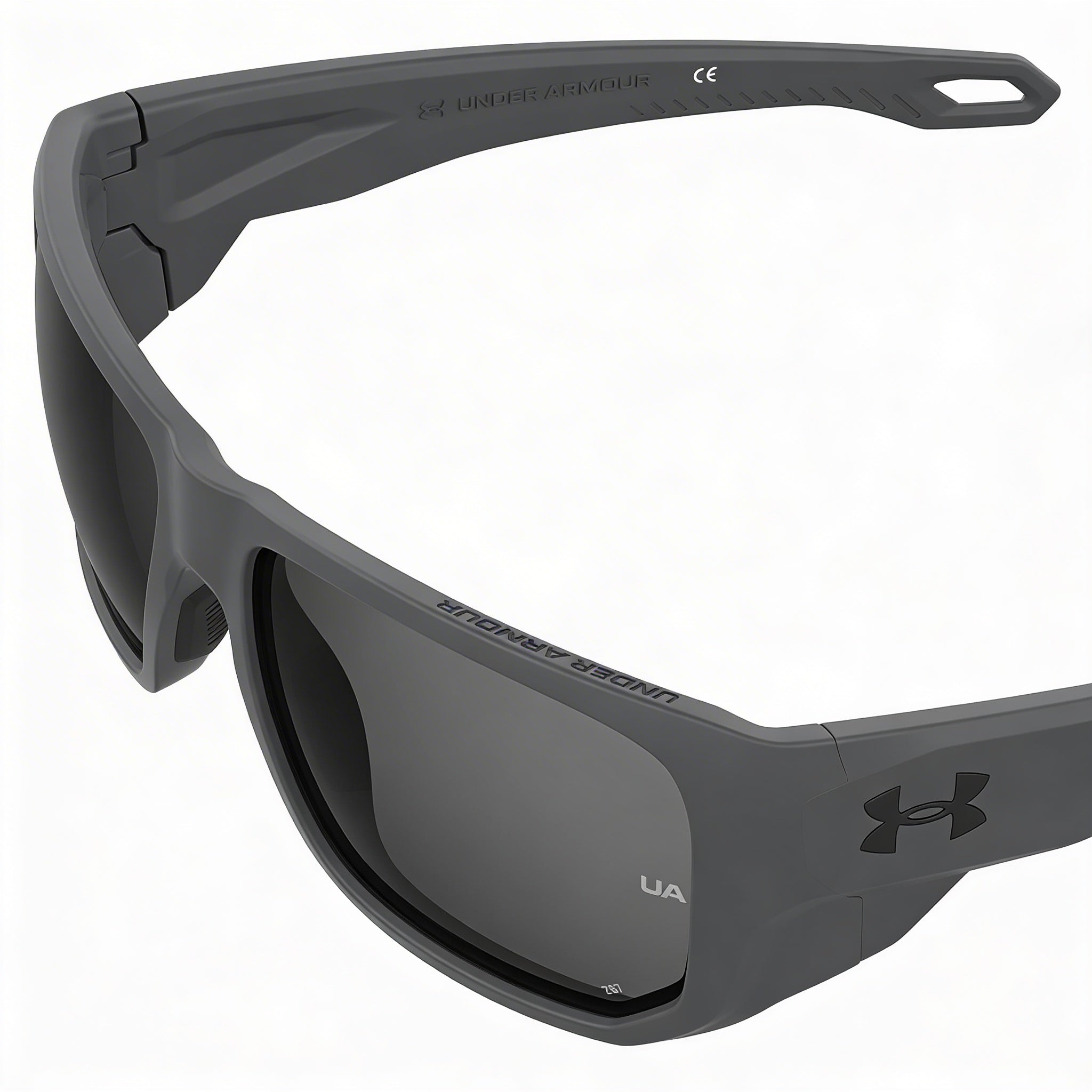 Under Armour Ua Attack 2 Unisex Polyamide Frame Matte Gray & Copper, Grey Oleophobic UV Protection 63mm, Photo 3