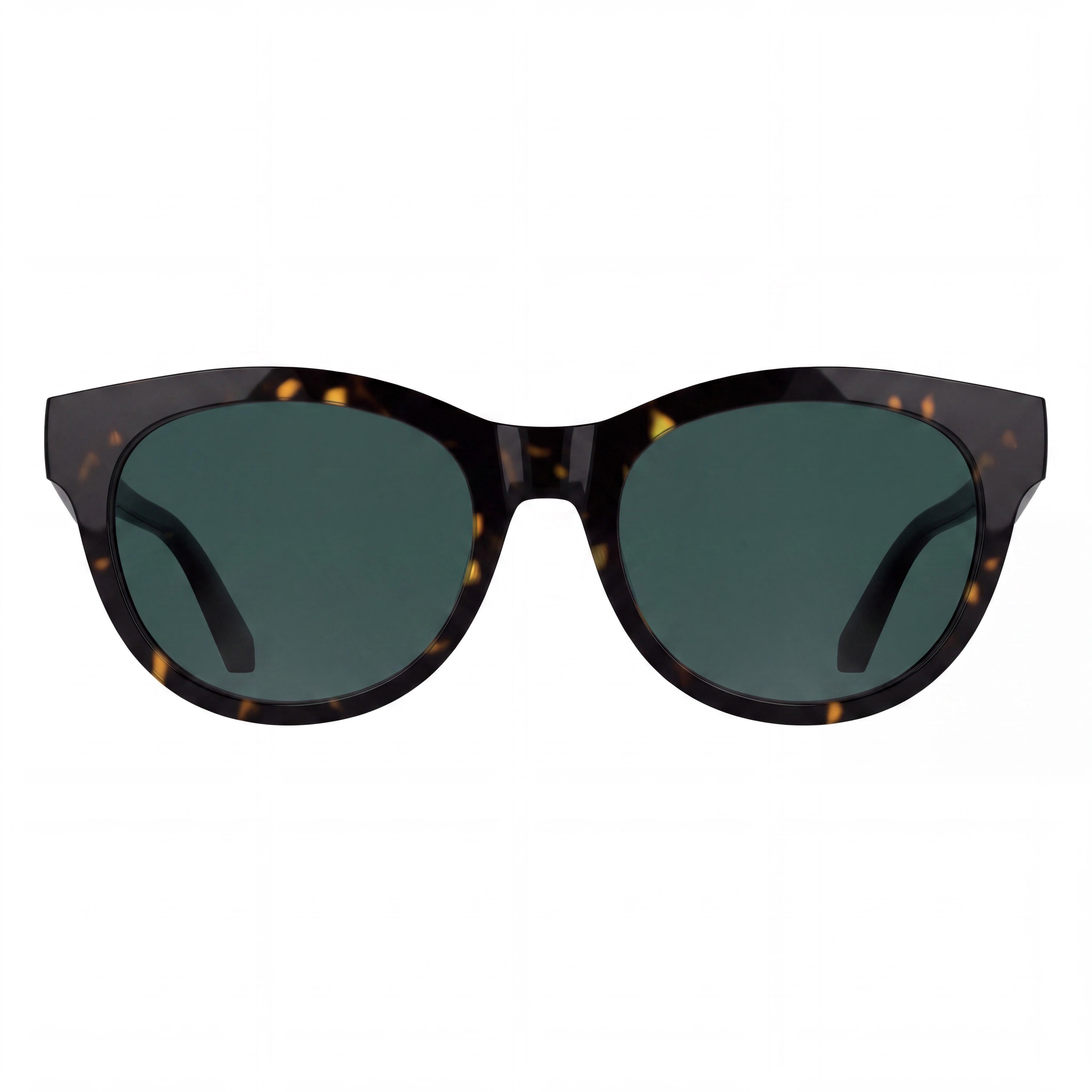 Calvin Klein Jeans Ckj26600s Women's Round Havana Plastic UV Protected Sunglasses with Solid Petrol TRITAN RENEW Lenses 53mm, Photo 2