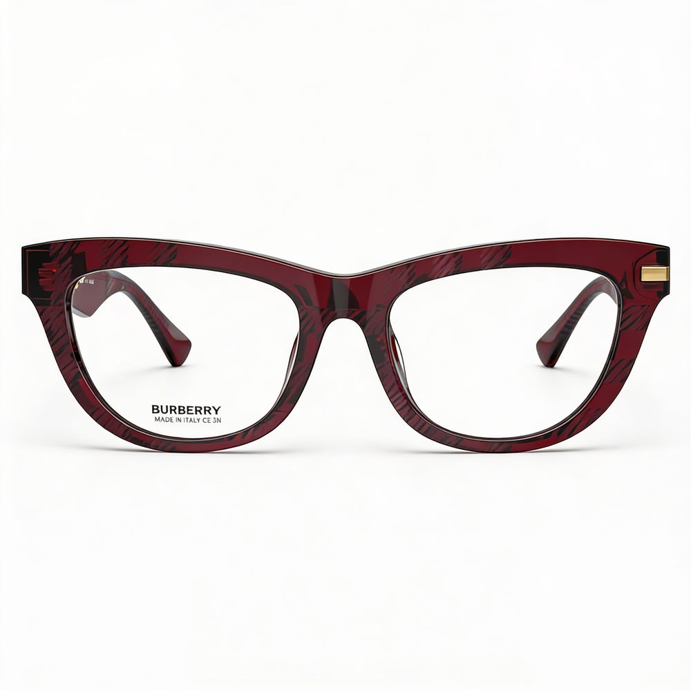 Burberry 0BE2406U Women's Gold Acetate Frame Eyeglasses 50mm