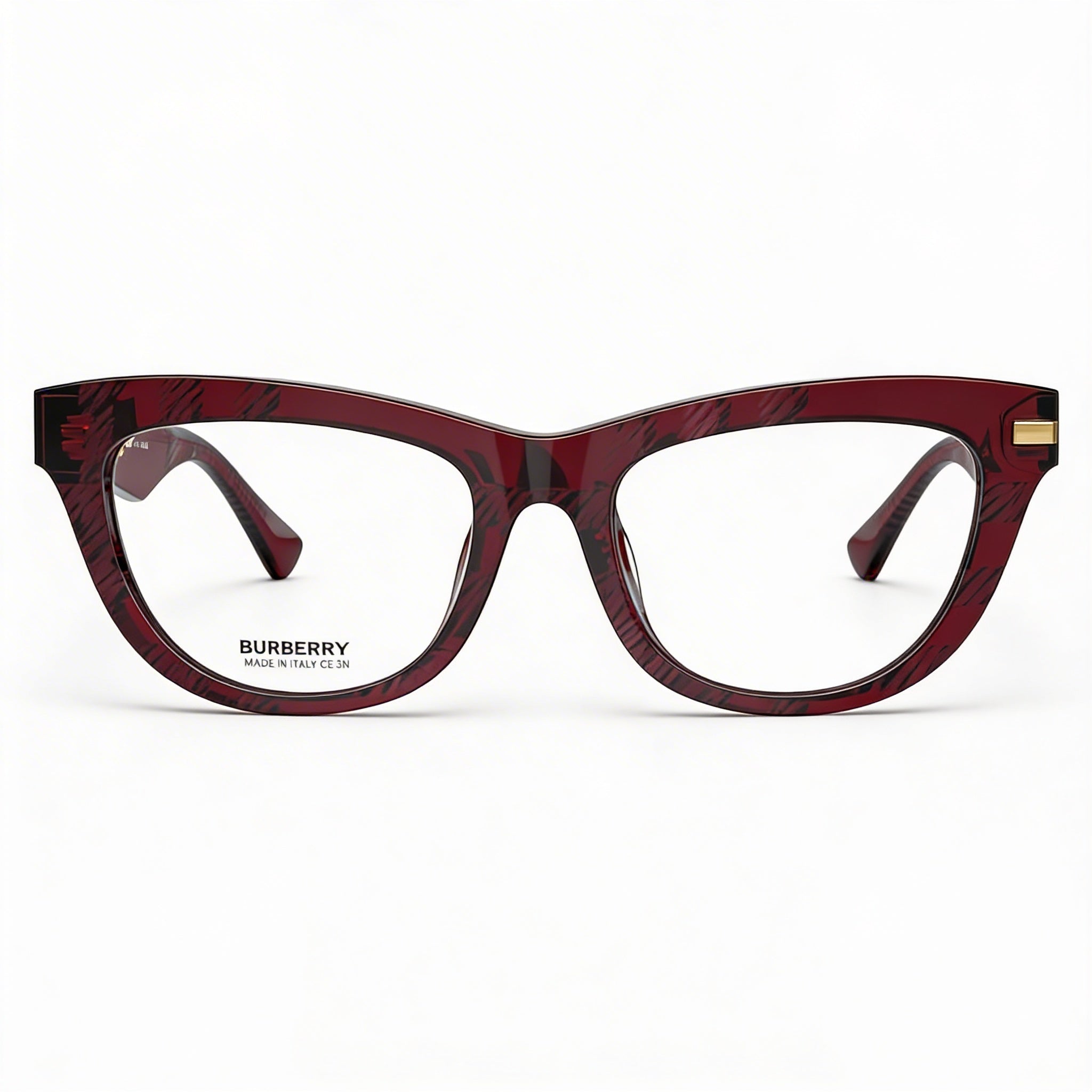 Burberry 0BE2406U Women's Gold Acetate Frame Eyeglasses 50mm, Photo 1