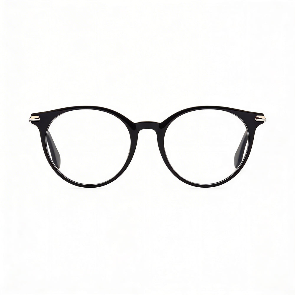 Gafas Adidas OR5073 para hombre, montura de plástico ligera, color negro brillante y negro mate, lentes transparentes, 51 mm