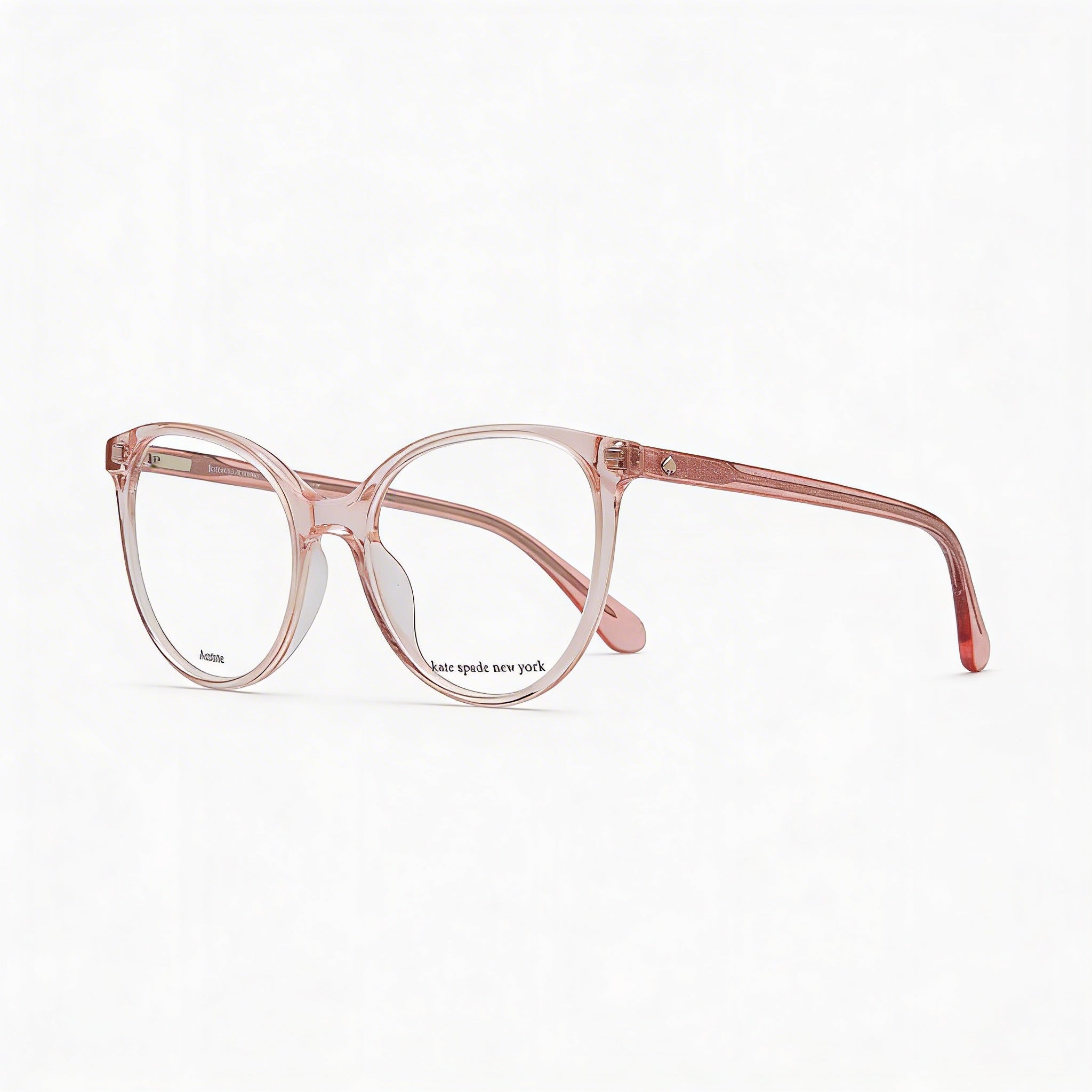kate spade new york Adelle Gafas Ópticas Recetadas de Acetato Beige para Mujer con Lentes Transparentes de Demostración 51mm, Photo 3