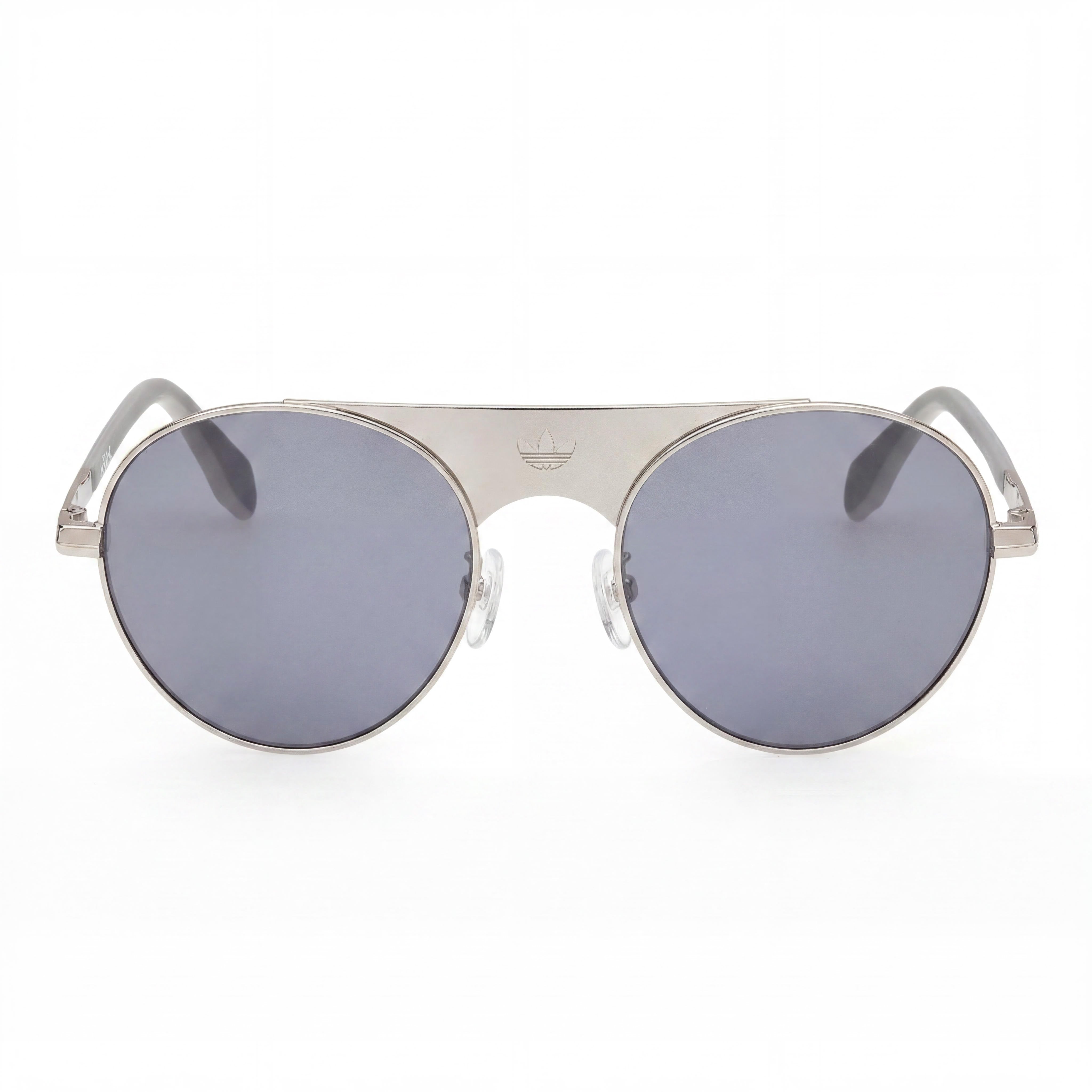 Gafas de sol Adidas Modern para hombre, montura de paladio brillante, lentes de espejo ahumadas, protección UV, no polarizadas, 54 mm, Photo 2