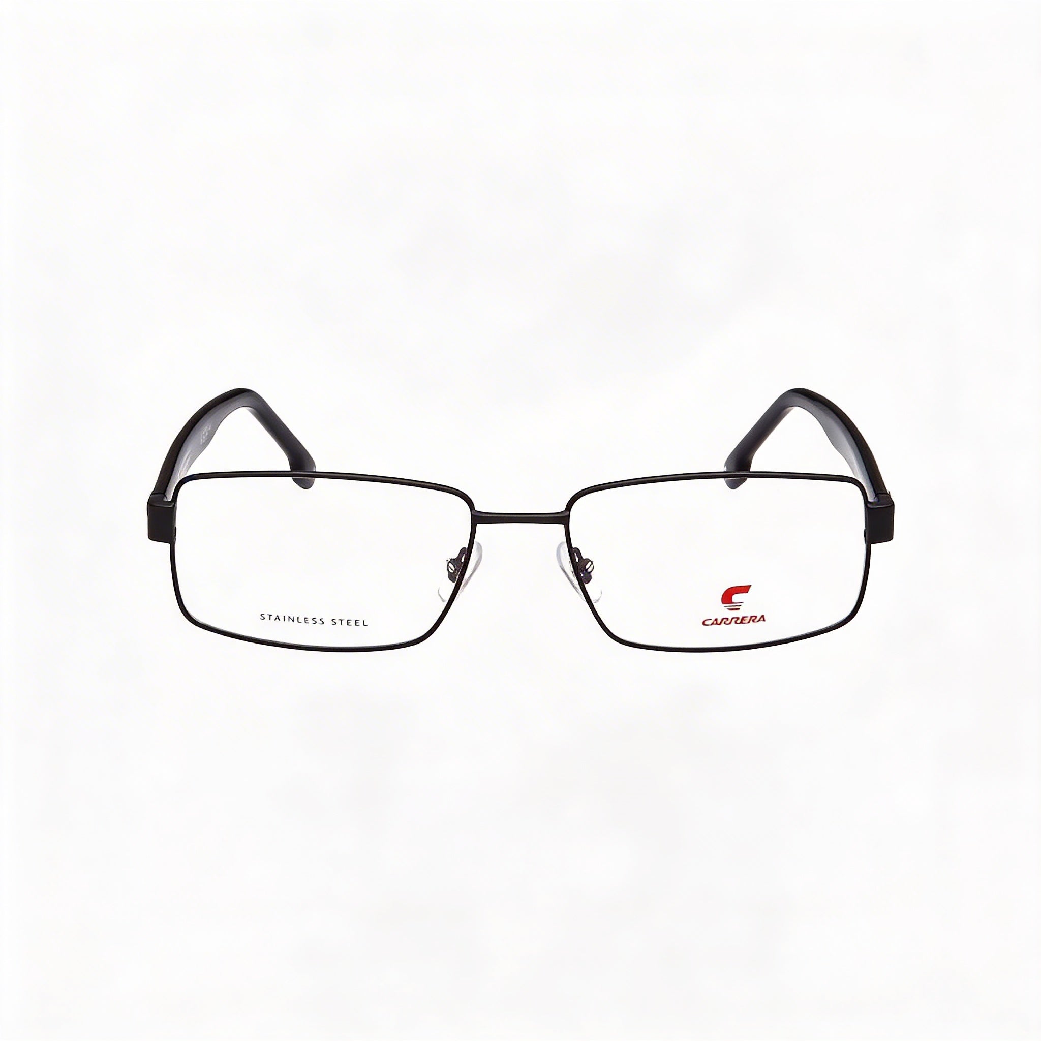 Carrera Casual 8887 Men's Alloy Steel Eyeglasses with Matt Black Frame, 57mm Lens Width, 17mm Bridge, 145mm Temple Length, Photo 2