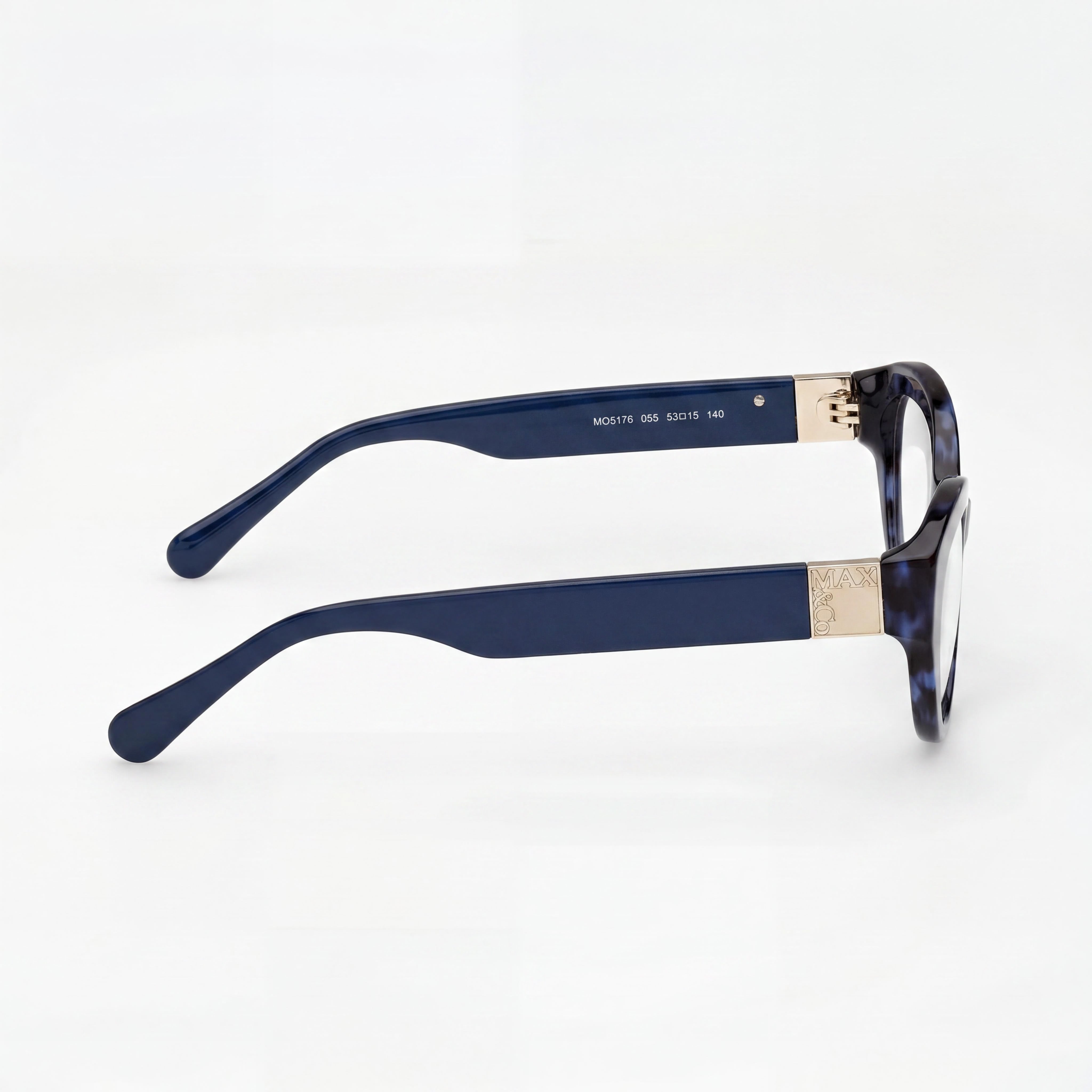 Max & Co. MODERNO Women's Eyeglasses featuring a Coloured Havana Acetate Frame with 53mm Lens Width, Photo 3