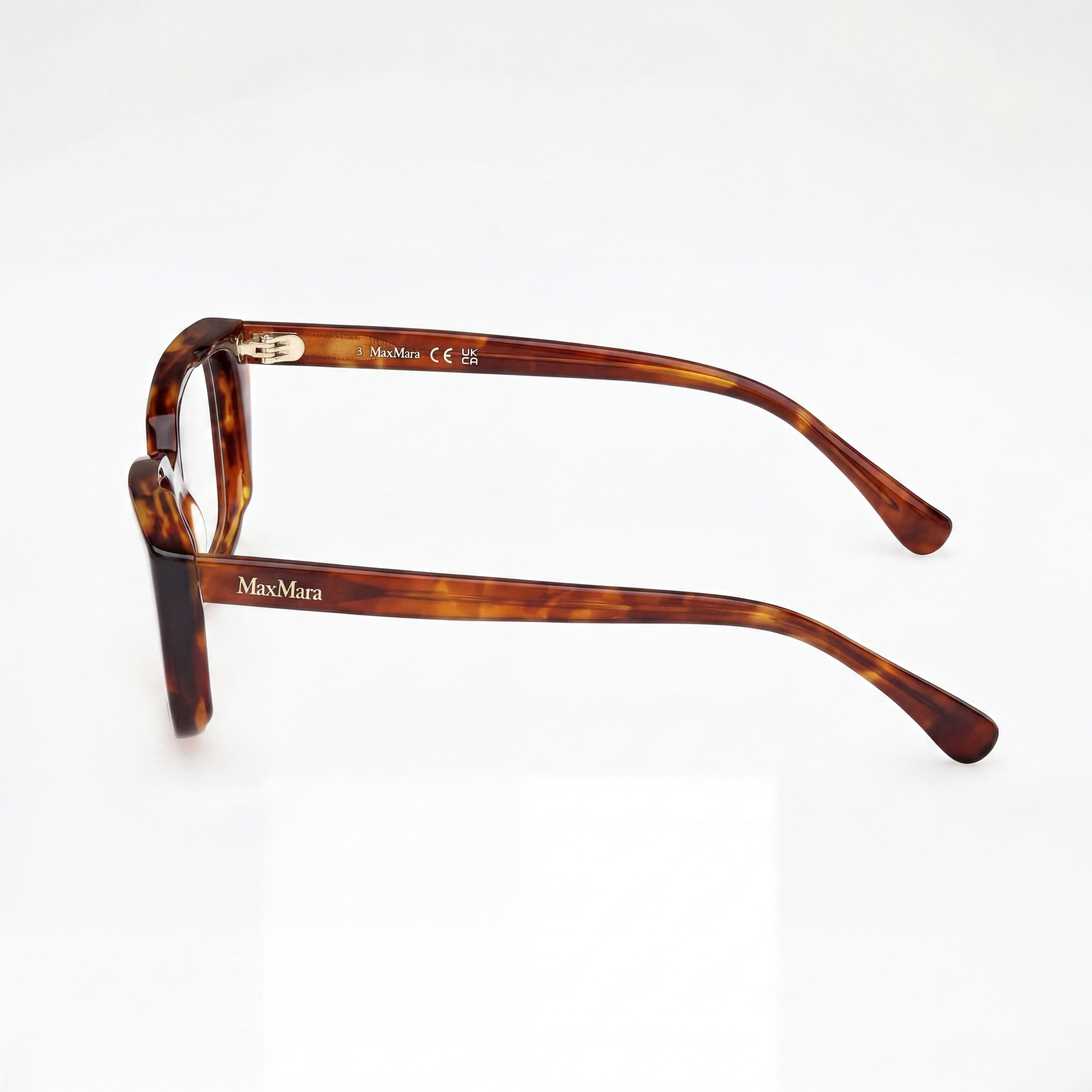 MaxMara MM 5112 Women's Plastic Eyeglass Frames Blonde Havana 15-140, Photo 2