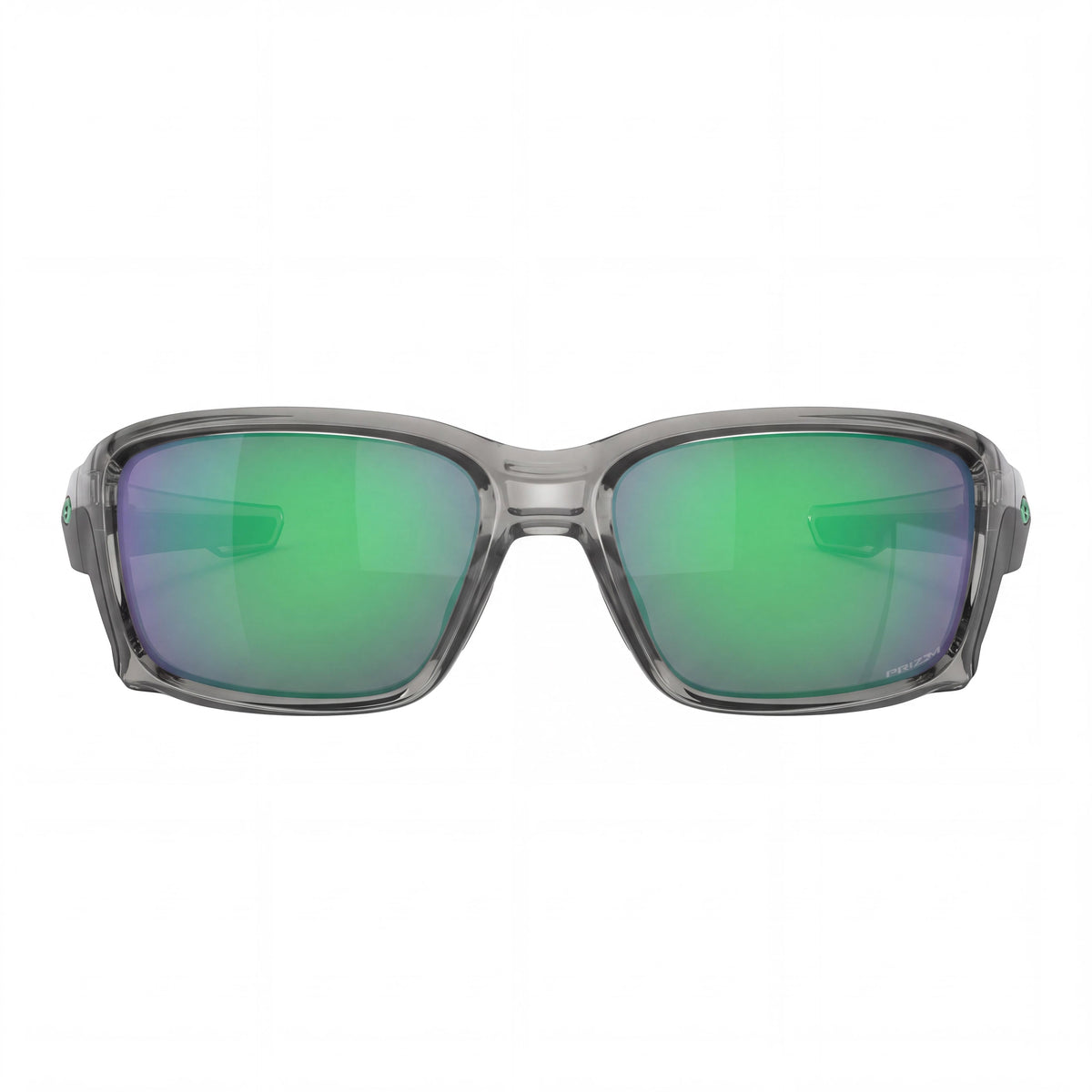 Gafas de sol Oakley para hombre Straightlink rectangulares, montura Grey Ink con lentes Prizm Jade Iridium y protección UV, 61 mm, Photo 2
