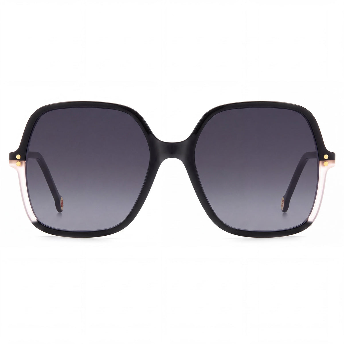 Carolina Herrera Clásicas para Mujer LIGERAS DE ACETATO Negro Rosa Gafas de Sol Protección UV No Polarizadas GRIS OSCURO DEGRADADO 56mm, Photo 2