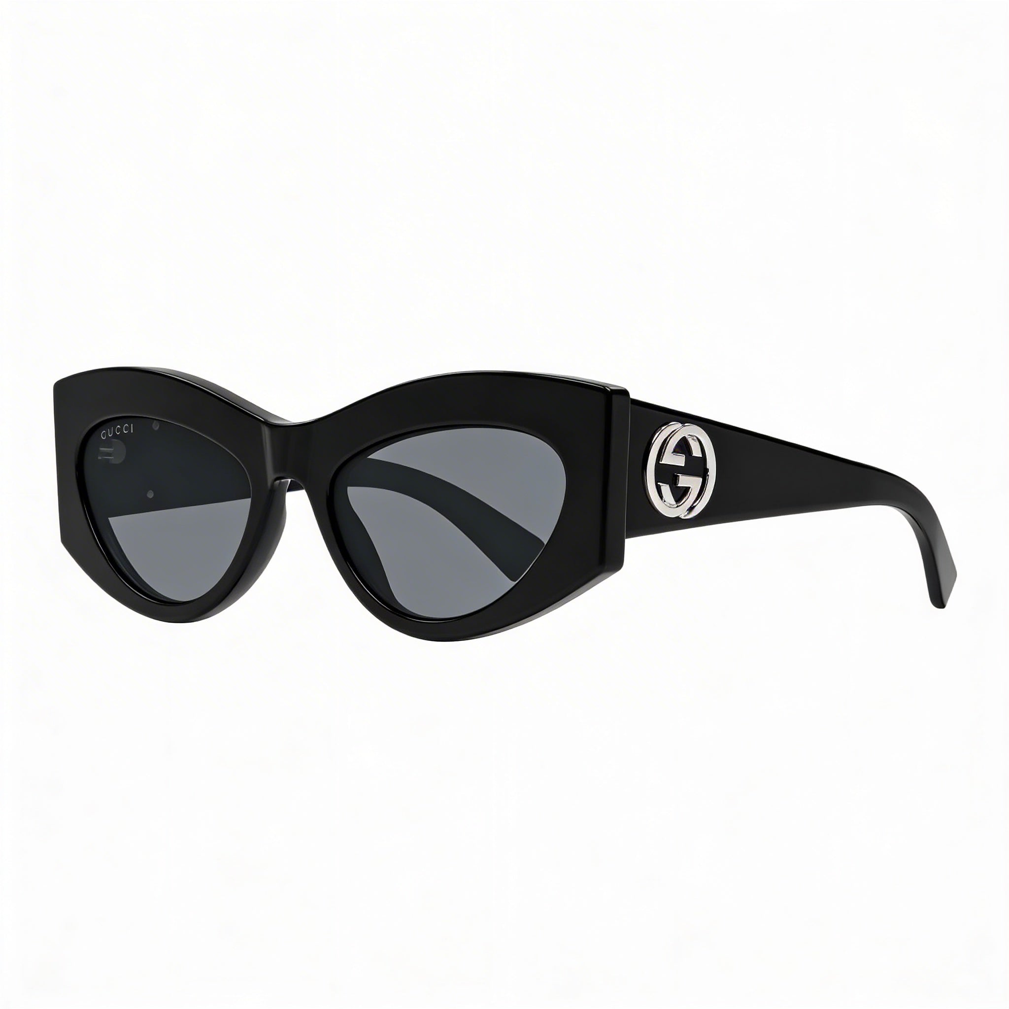 Gucci Gg1843s-001 Women's Black Plastic Grey Lens Sunglasses 53mm, Photo 3