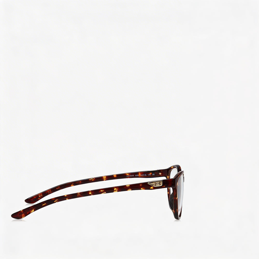 Monturas de gafas Under Armour Modern Havana Polyamide Inj Grill para mujer, lentes transparentes de demostración, aptas para prescripción médica, 54 mm
