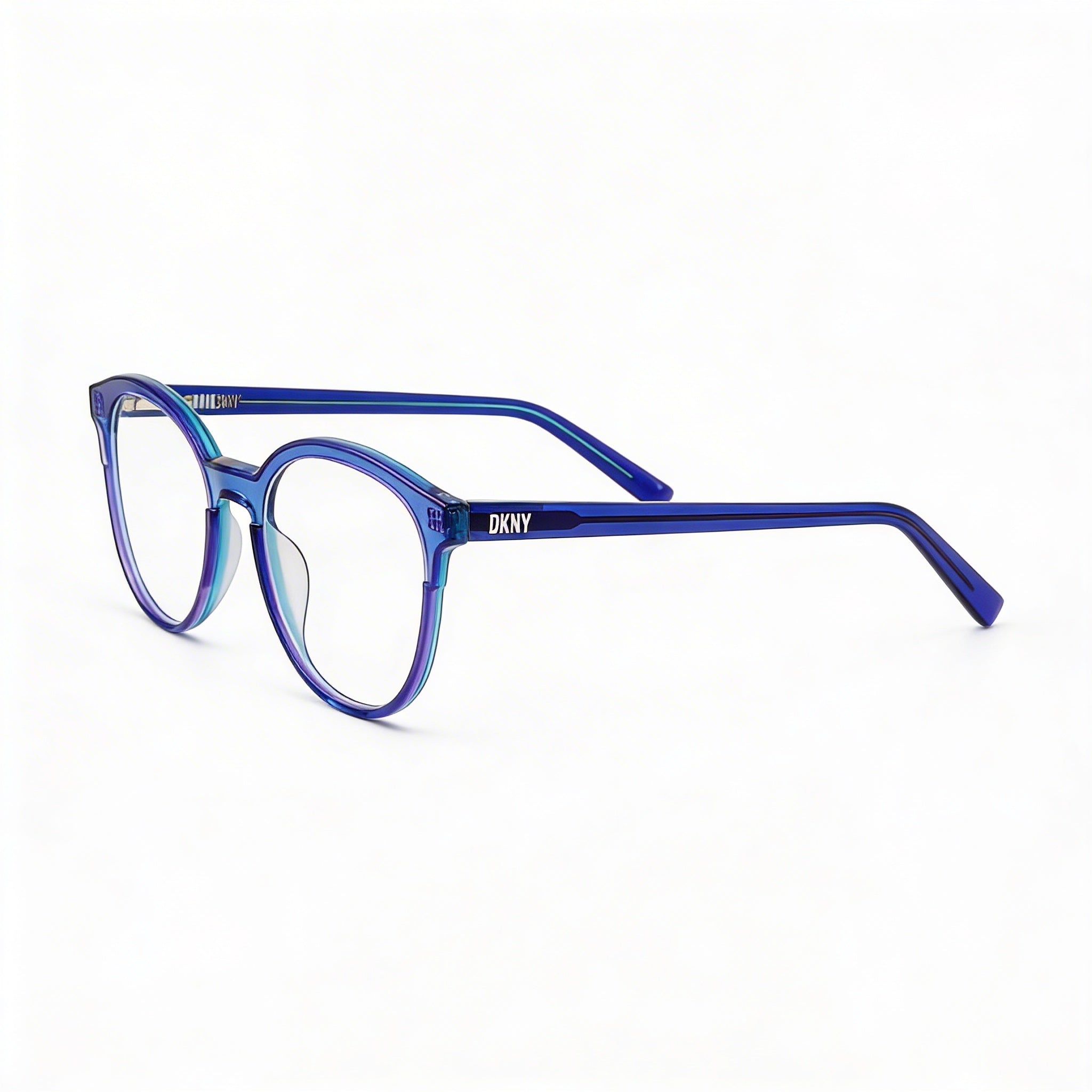 DKNY Classic Women's Triple Blueberry Acetate Eyeglasses with Non- Multicolor Lenses 50-18-140, Photo 3