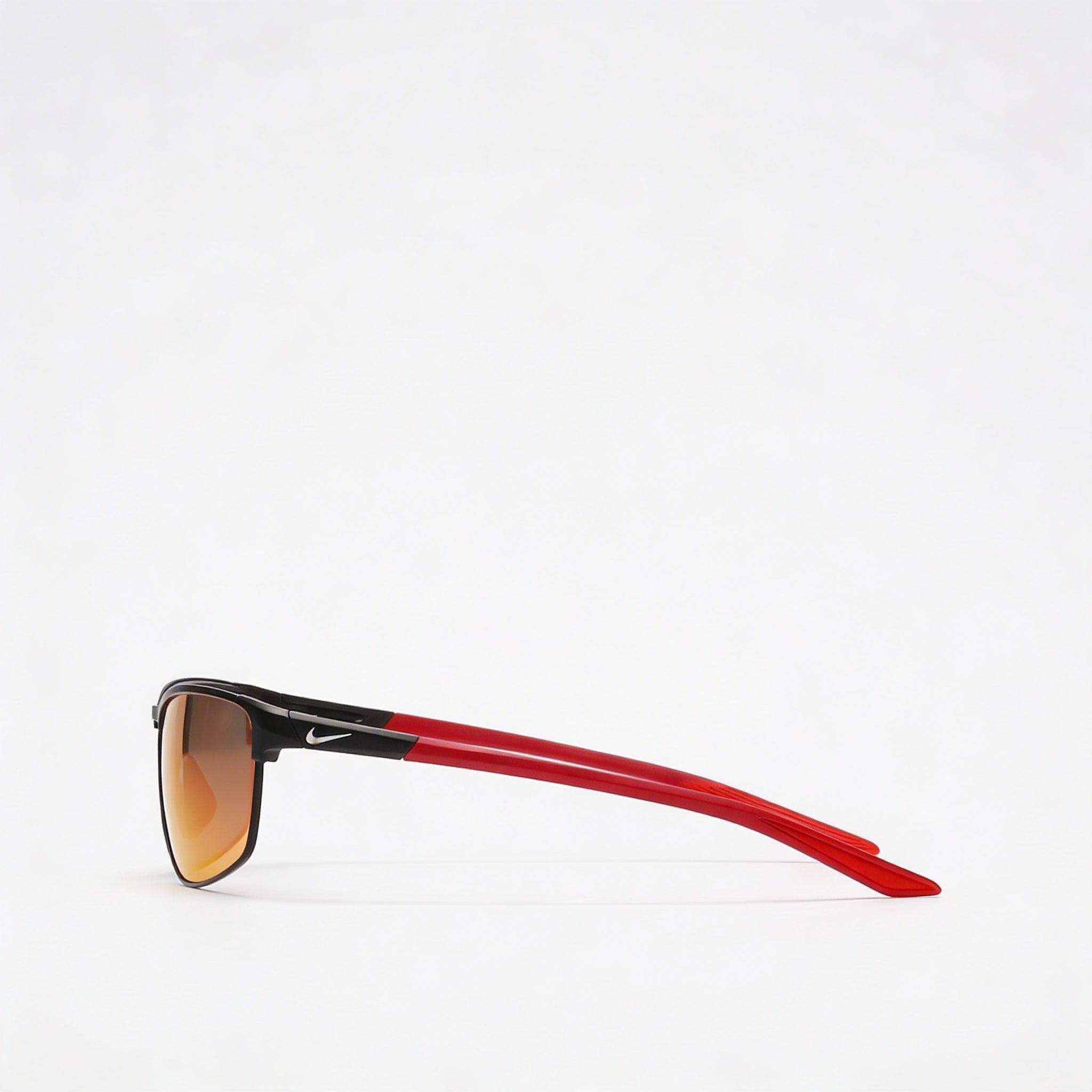 Nike Modern Metal M Unisex Sport Sunglasses, Satin Black Red Mirror, Alloy Steel, UV Protection, 58mm, Photo 3