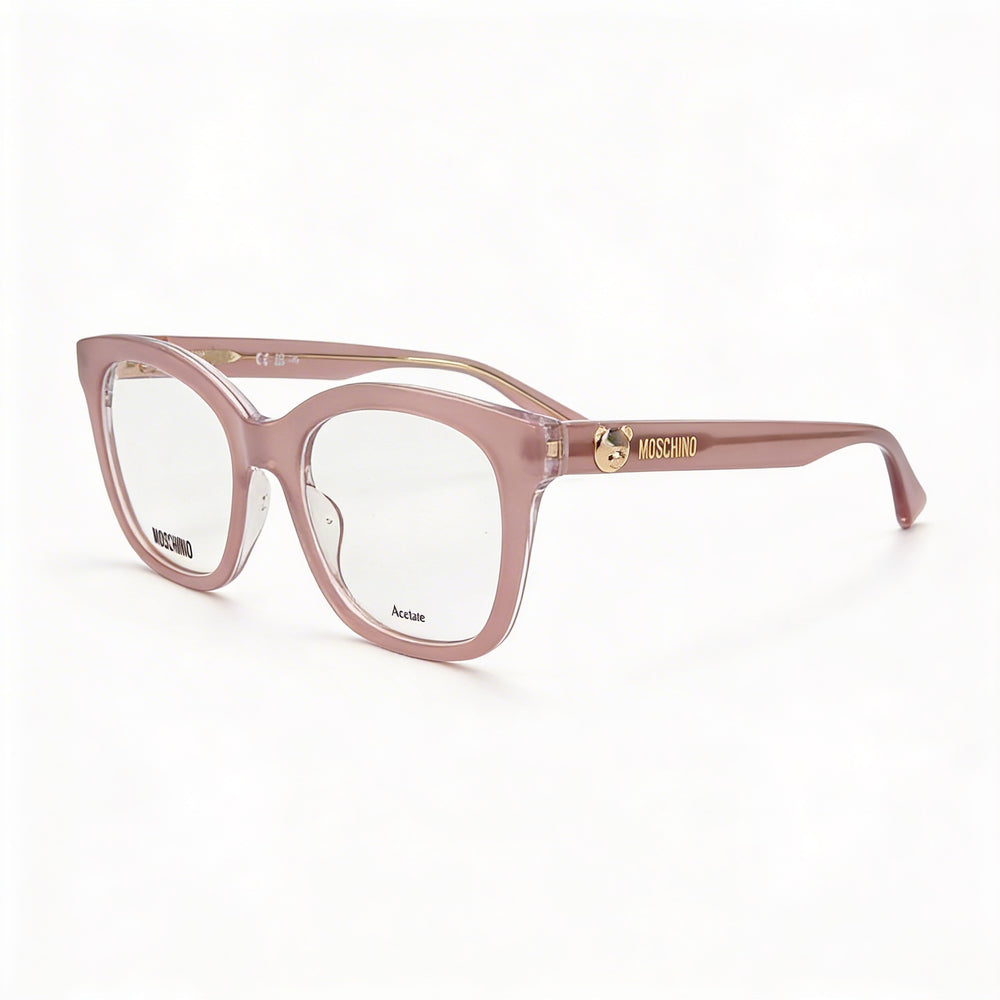Gafas de sol Moschino Modern Mos630 para mujer con montura de acetato color nude, lentes color nude y ancho de lente de 50 mm.