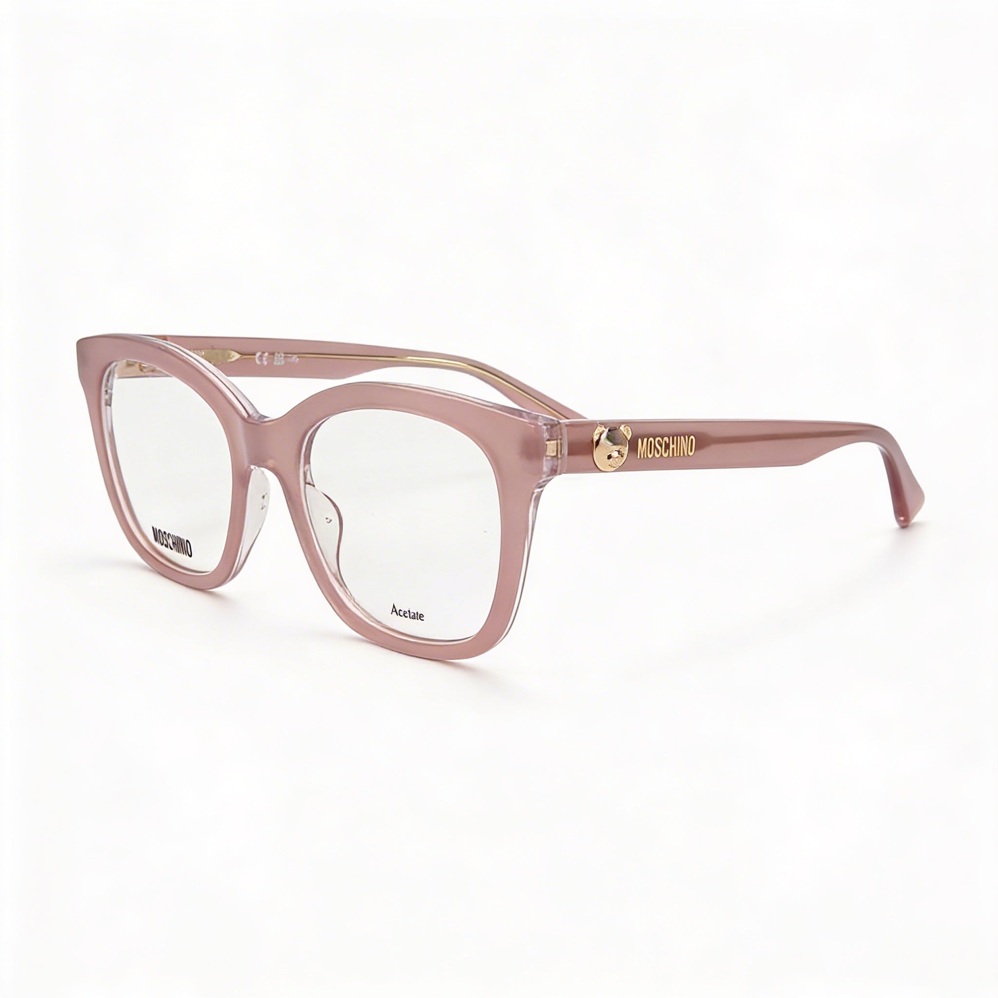 Gafas de sol Moschino Modern Mos630 para mujer con montura de acetato color nude, lentes color nude y ancho de lente de 50 mm., Photo 2