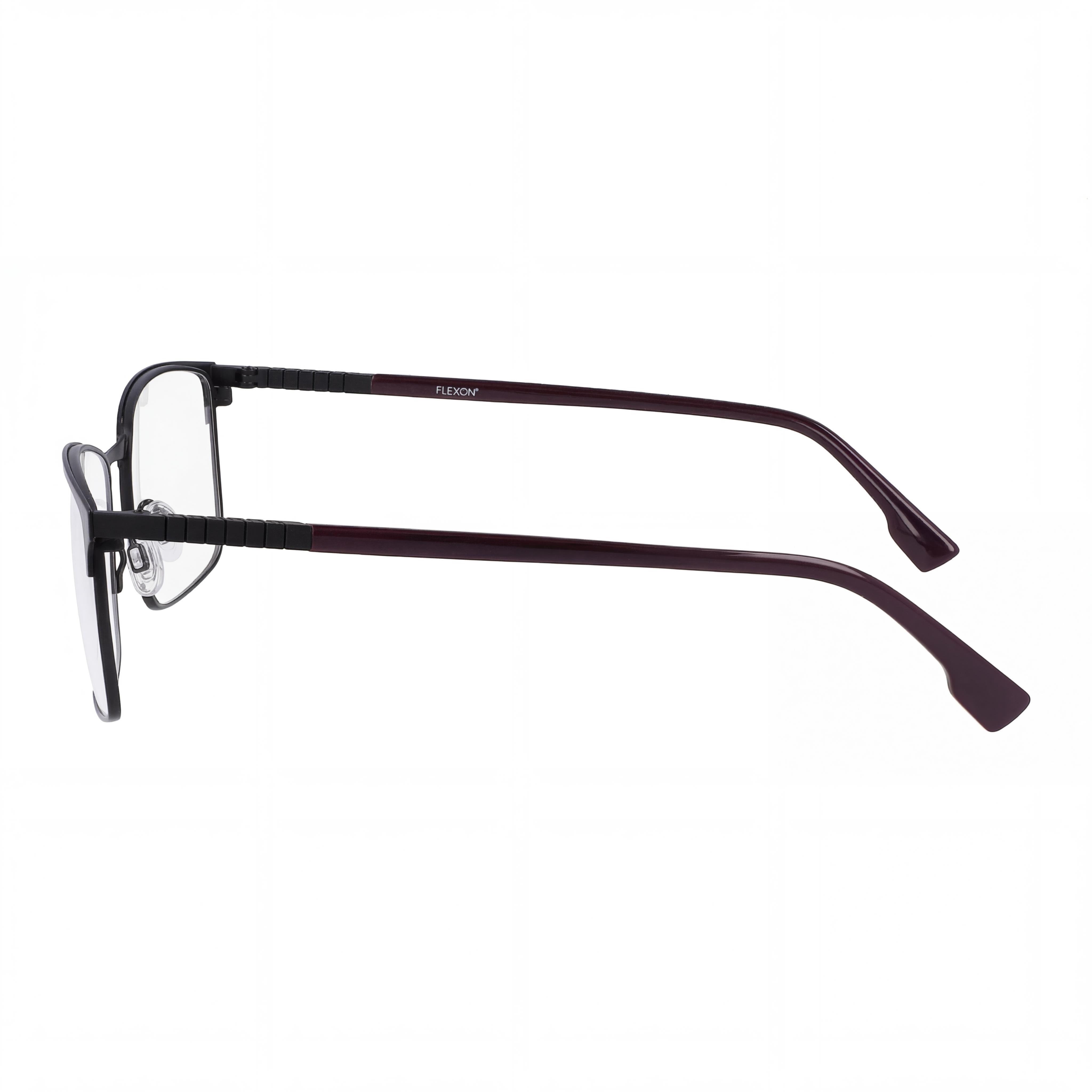 Gafas Flexon E1129 unisex con montura de metal negro mate para lentes graduadas, ancho de lente de 59 mm, Photo 3