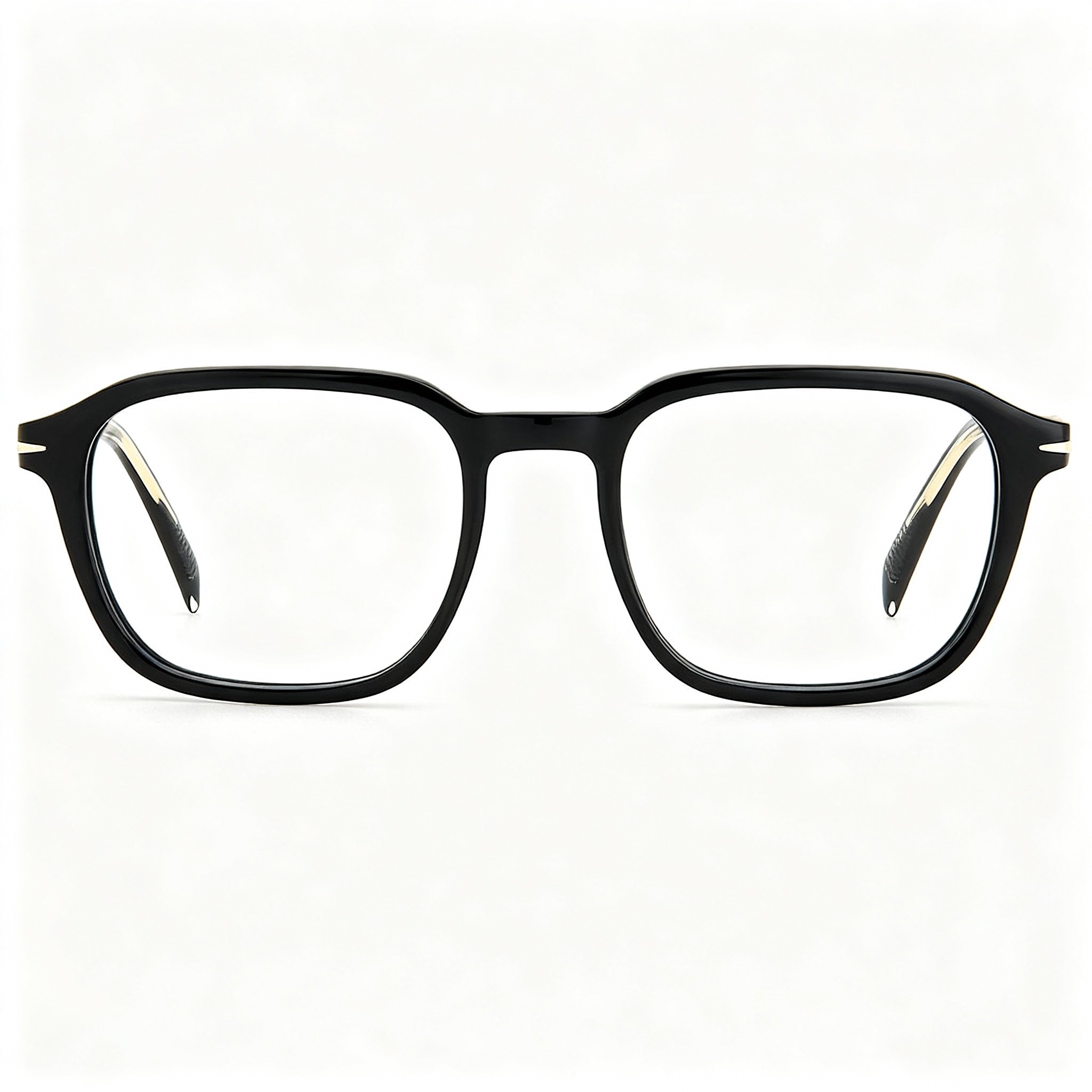 Gafas de sol David Beckham DB 1084 para hombre con montura de plástico negra y lentes de policarbonato polarizado de 51 mm, Photo 3