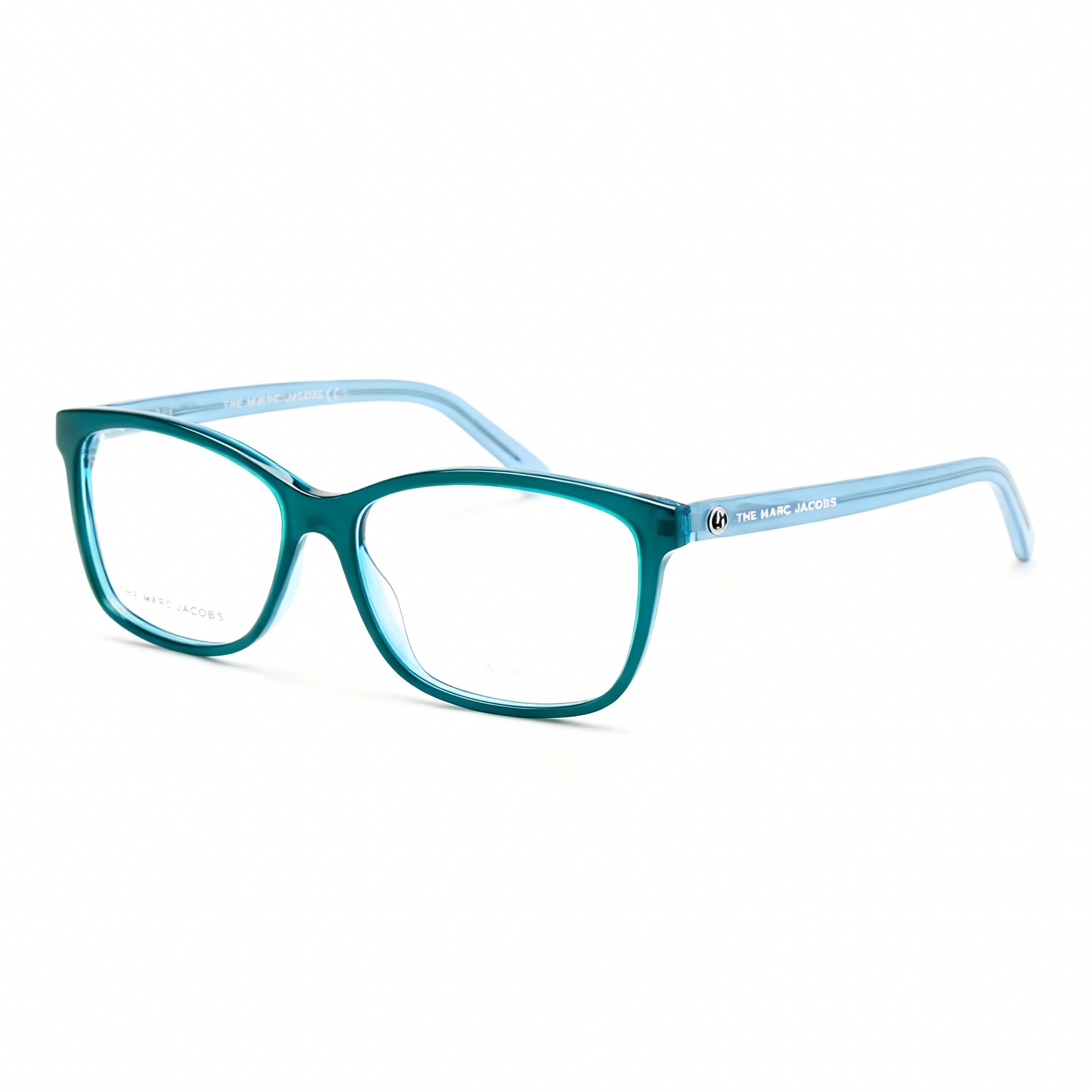 Marc Jacobs Contemporary Marc 558 Women's Acetate Optical Eyeglass Frames Green Azure 53-15-140mm, Photo 3