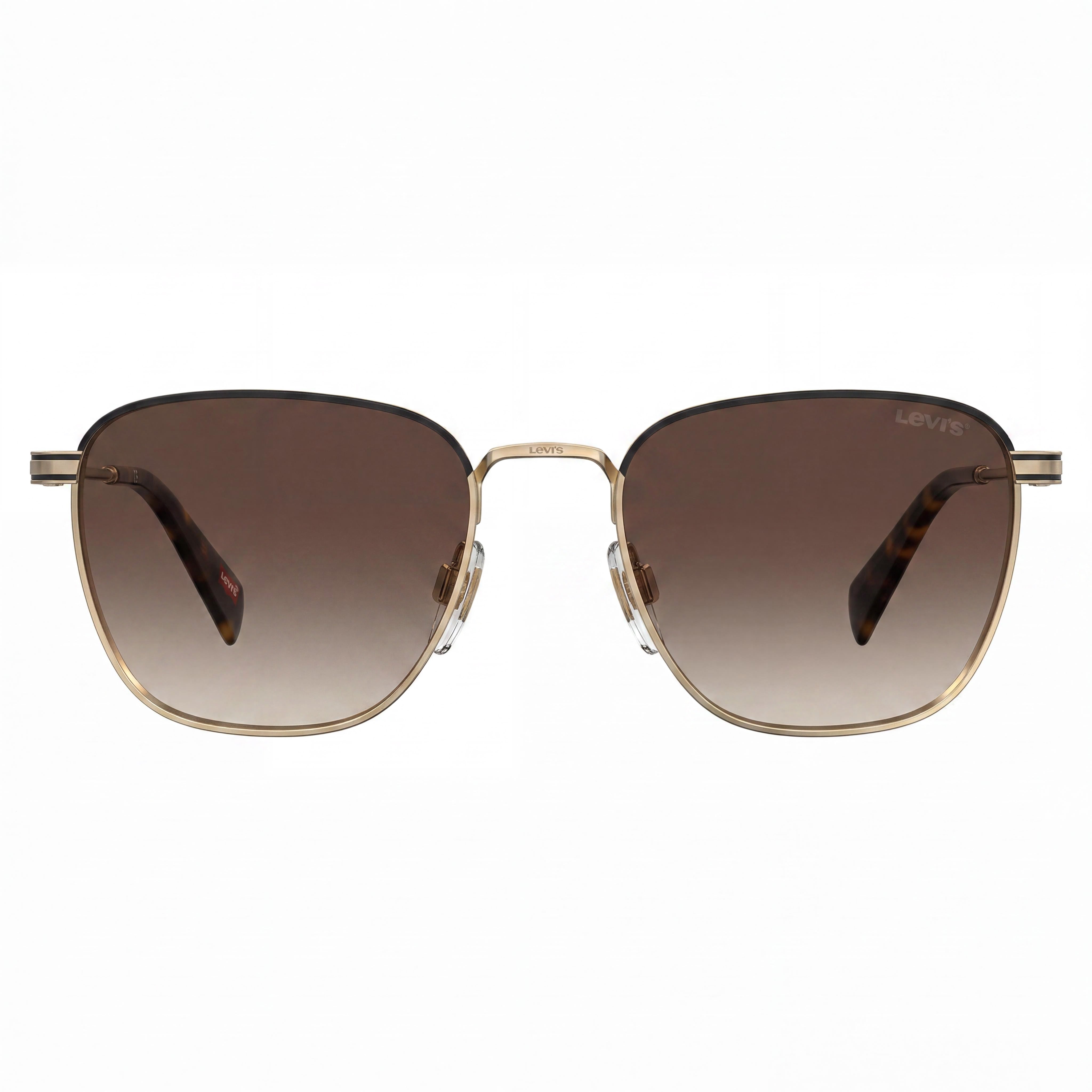Levi's Lv 1016/S Unisex Stainless Steel Gold Brown Gradient Non-Polarized UV Protected Sunglasses 52mm, Photo 2
