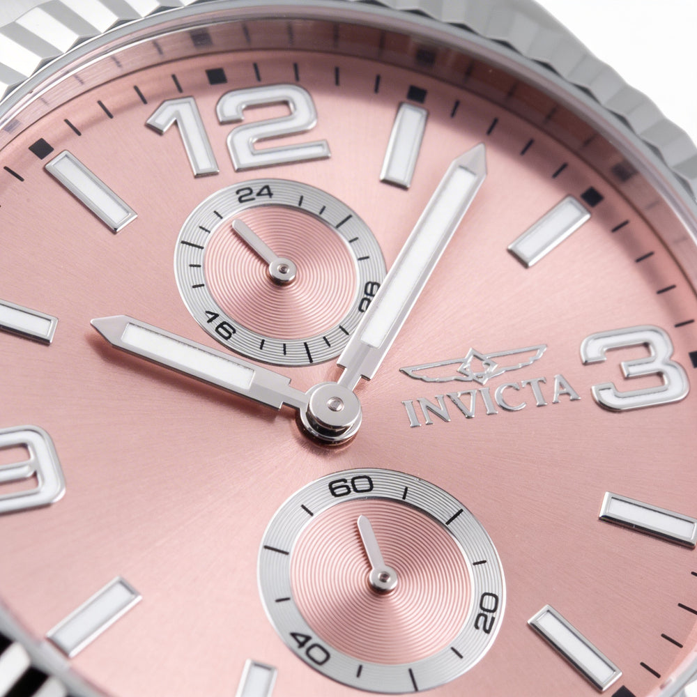 Invicta Specialty 49524 Unisex Quartz Stainless Steel Watch with Rose Gold Dial, 43mm, 5 ATM Water Resistant