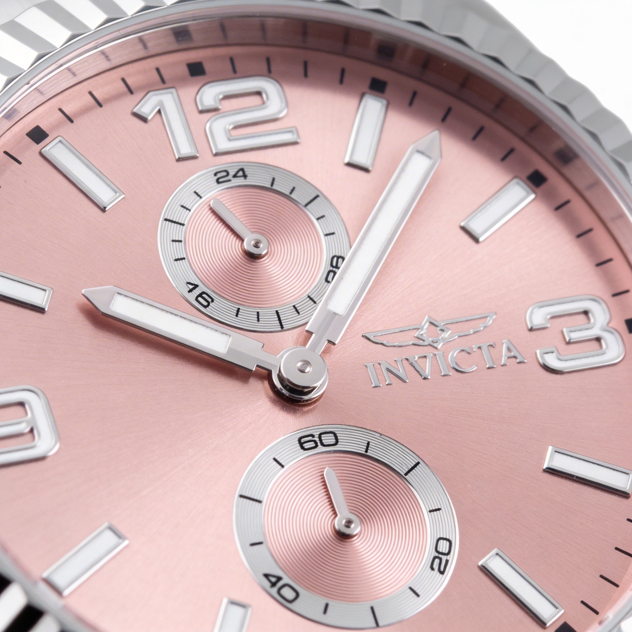 Invicta Specialty 49524 Unisex Quartz Stainless Steel Watch with Rose Gold Dial, 43mm, 5 ATM Water Resistant, Photo 3