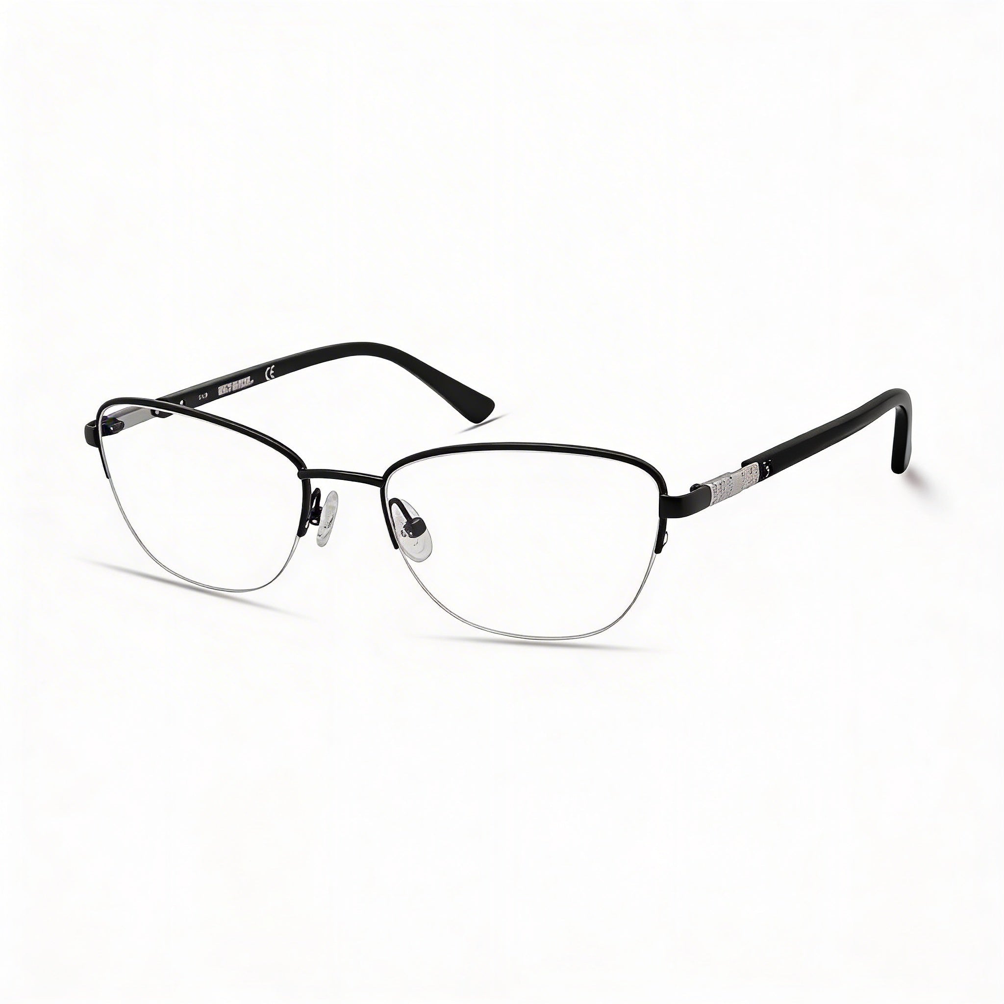 Gafas Harley-Davidson Hd0550 unisex con acabado negro mate, montura metálica y lentes de policarbonato 53mm, Photo 3