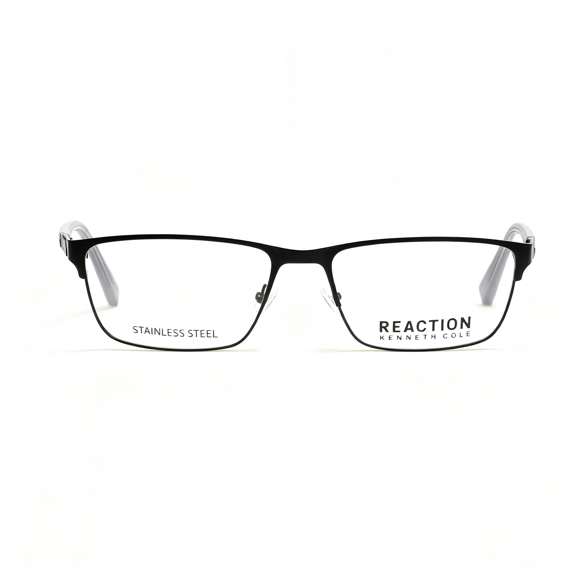 Kenneth Cole REACTION Kc0937-n Men's Matte Black Metal Polarized Clear Lens Eyewear 55-17-140, Photo 3