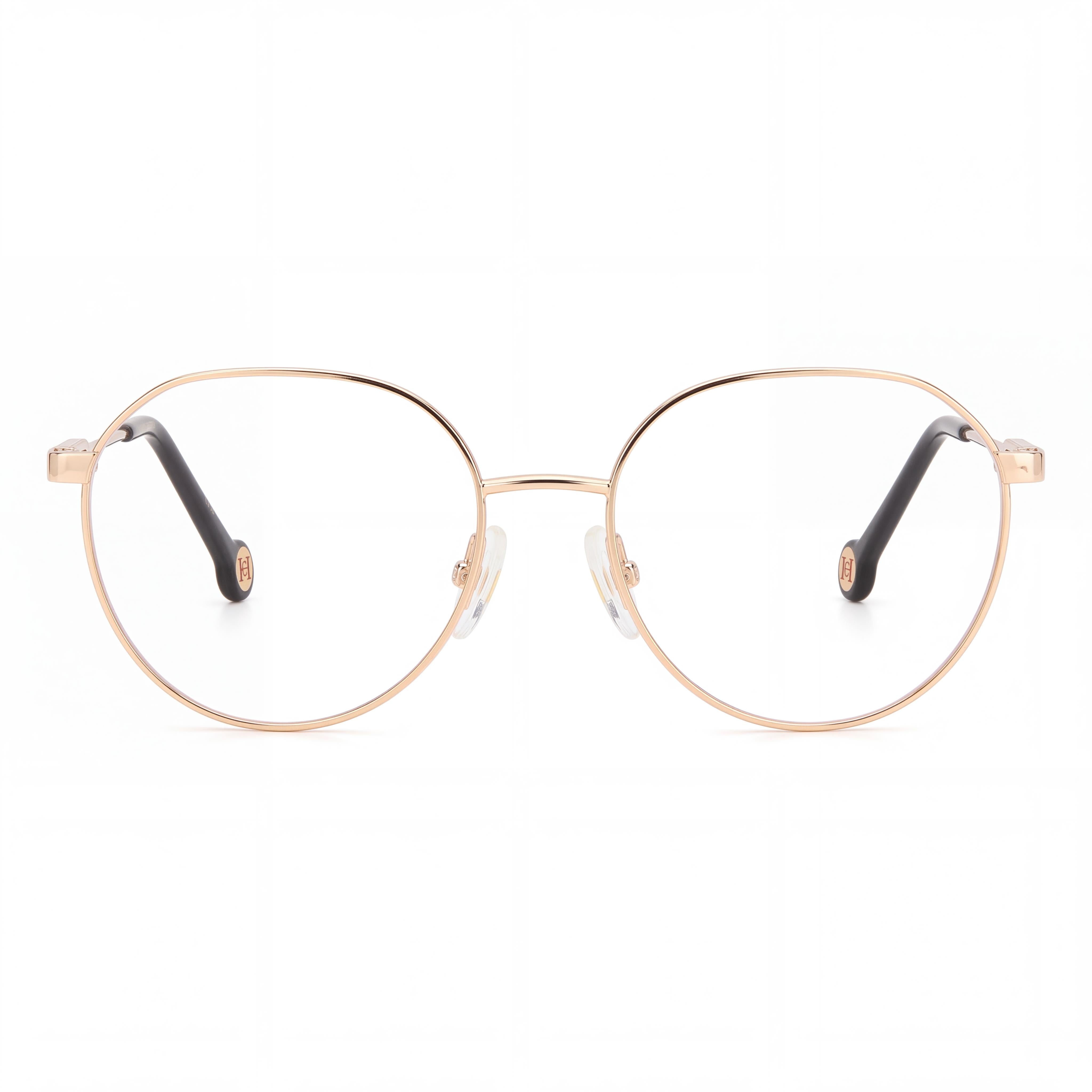 Carolina Herrera Modern Women's Eyewear with Rose Gold Metal Frame and Polycarbonate Lenses, 54mm, Photo 2