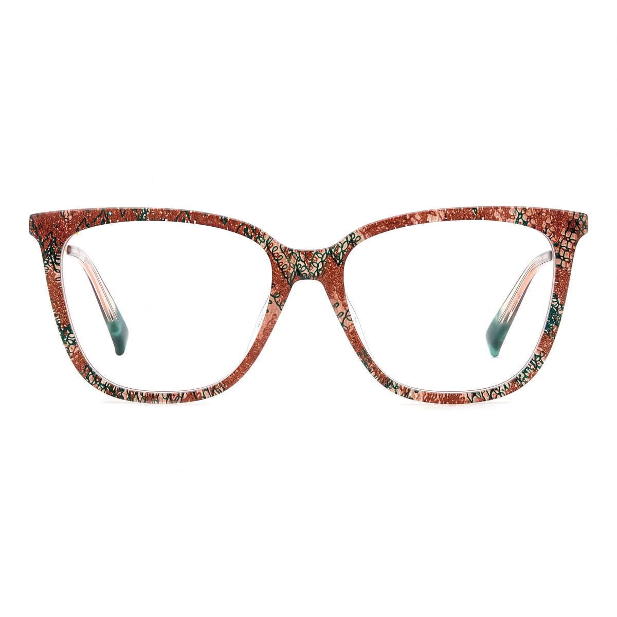M Missoni Modern Women's Pink Pattern Acetate Frame Non-Polarized Polycarbonate Lens Sunglasses 53mm, Photo 2