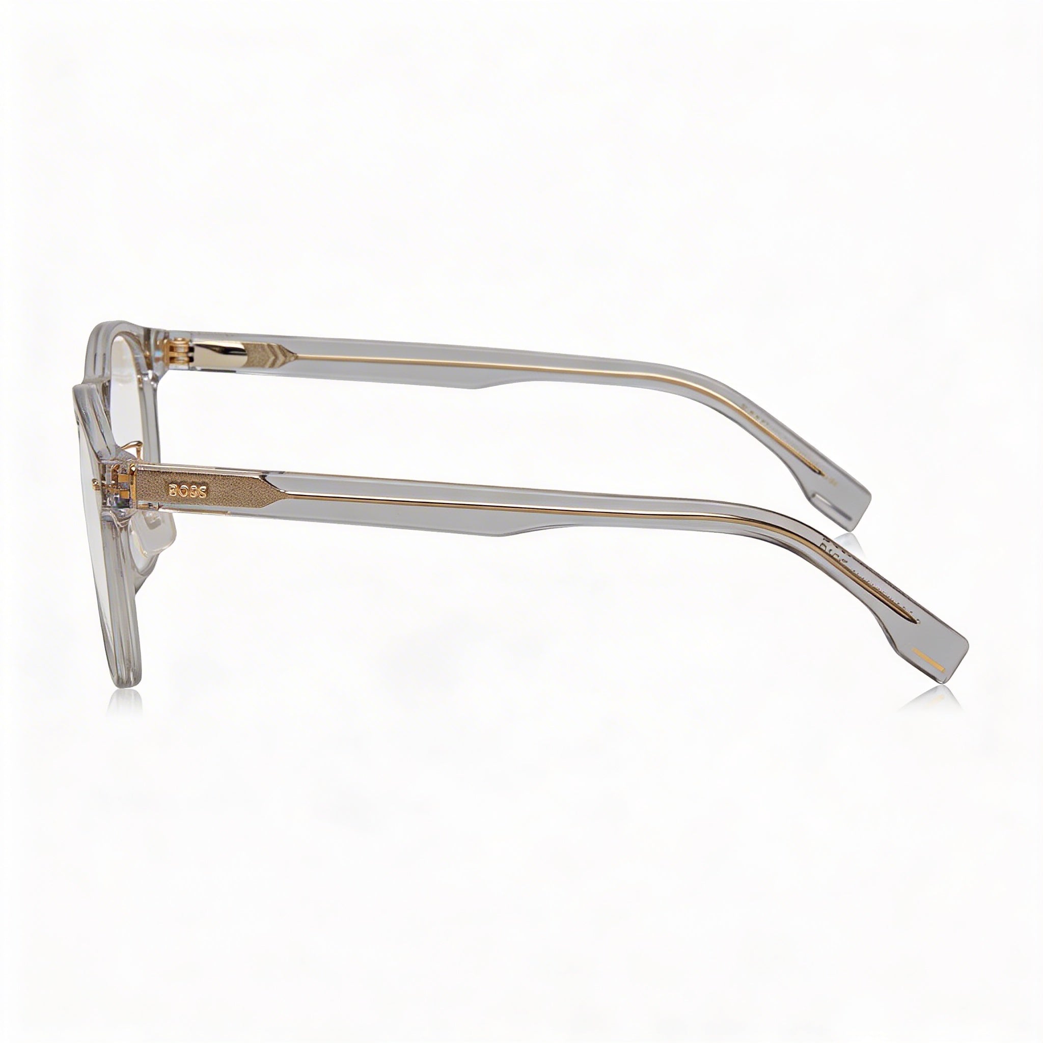 Gafas de Sol Hugo Boss Boss 1479/f Estilo Moderno Unisex, Montura de Acetato Gris, Lentes de Policarbonato de 52mm, Photo 3