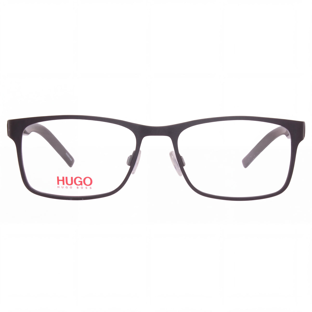 Gafas unisex HUGO 1015 con montura de acero aleado negro mate y lentes de policarbonato negro mate 54-18-145 mm, Photo 2