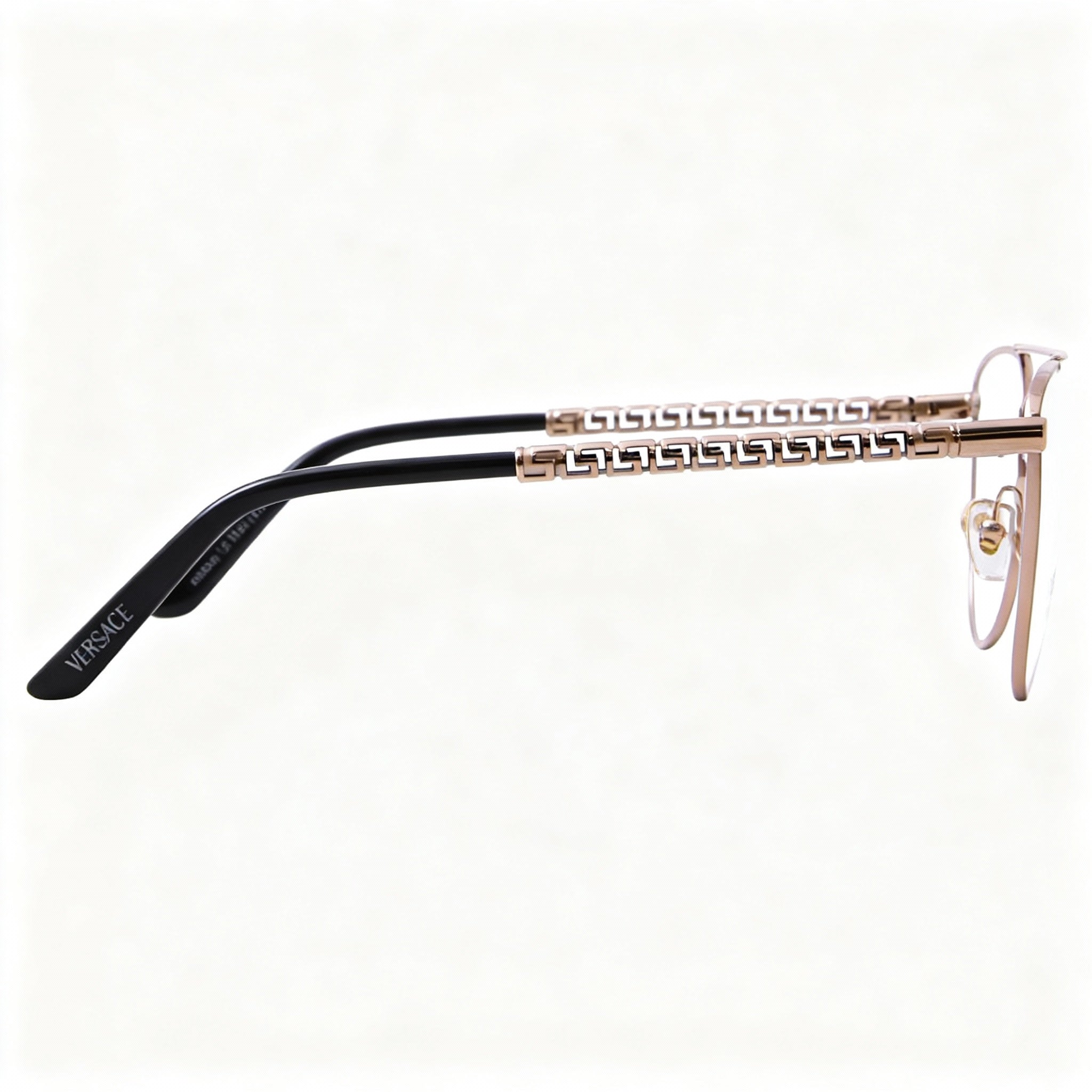 Versace VE 1296 Women's Eyeglasses with a Pastel Rose Frame | Designed for Female Optical Wear, Photo 3