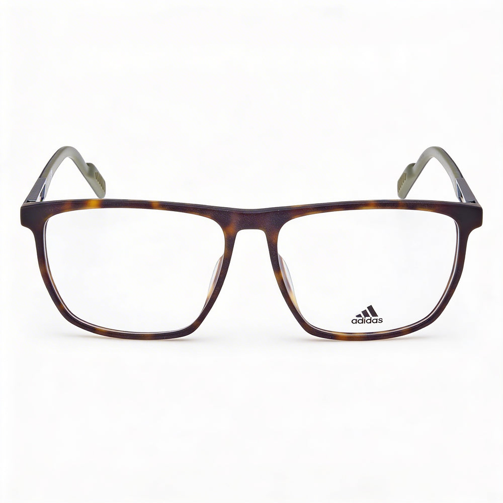 Gafas de sol Adidas Modern para hombre, montura de plástico color Havana oscuro con lentes polarizadas transparentes, talla 56-15-145