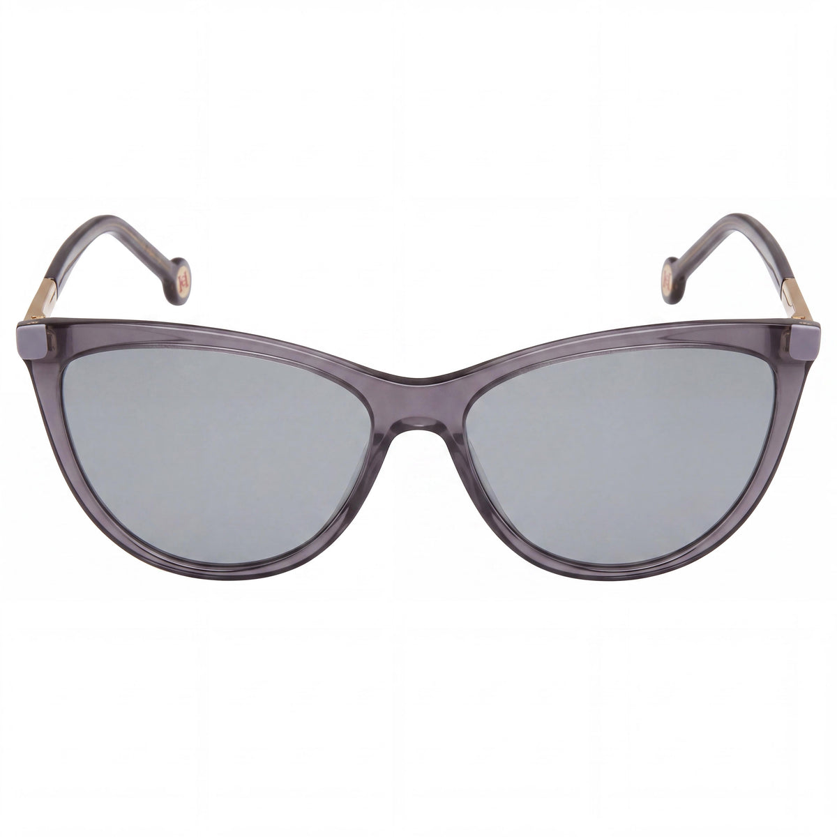 Gafas de sol de mujer Carolina Herrera Casual con montura de plástico gris violeta y protección UV, 57 mm de ancho de lente, Photo 2