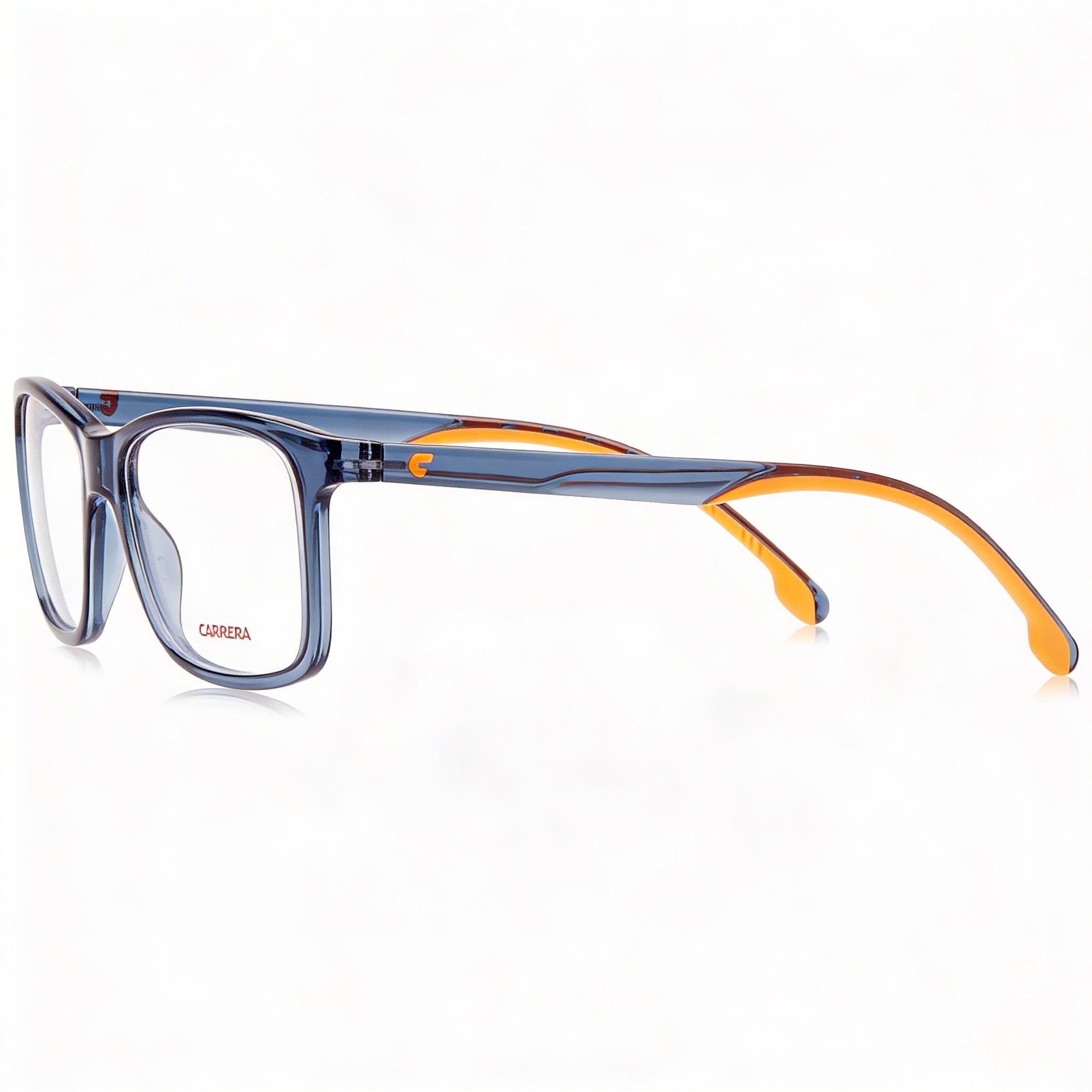 Gafas Carrera modernas para mujer con montura de propionato azul y lentes de policarbonato de 54 mm, Photo 3
