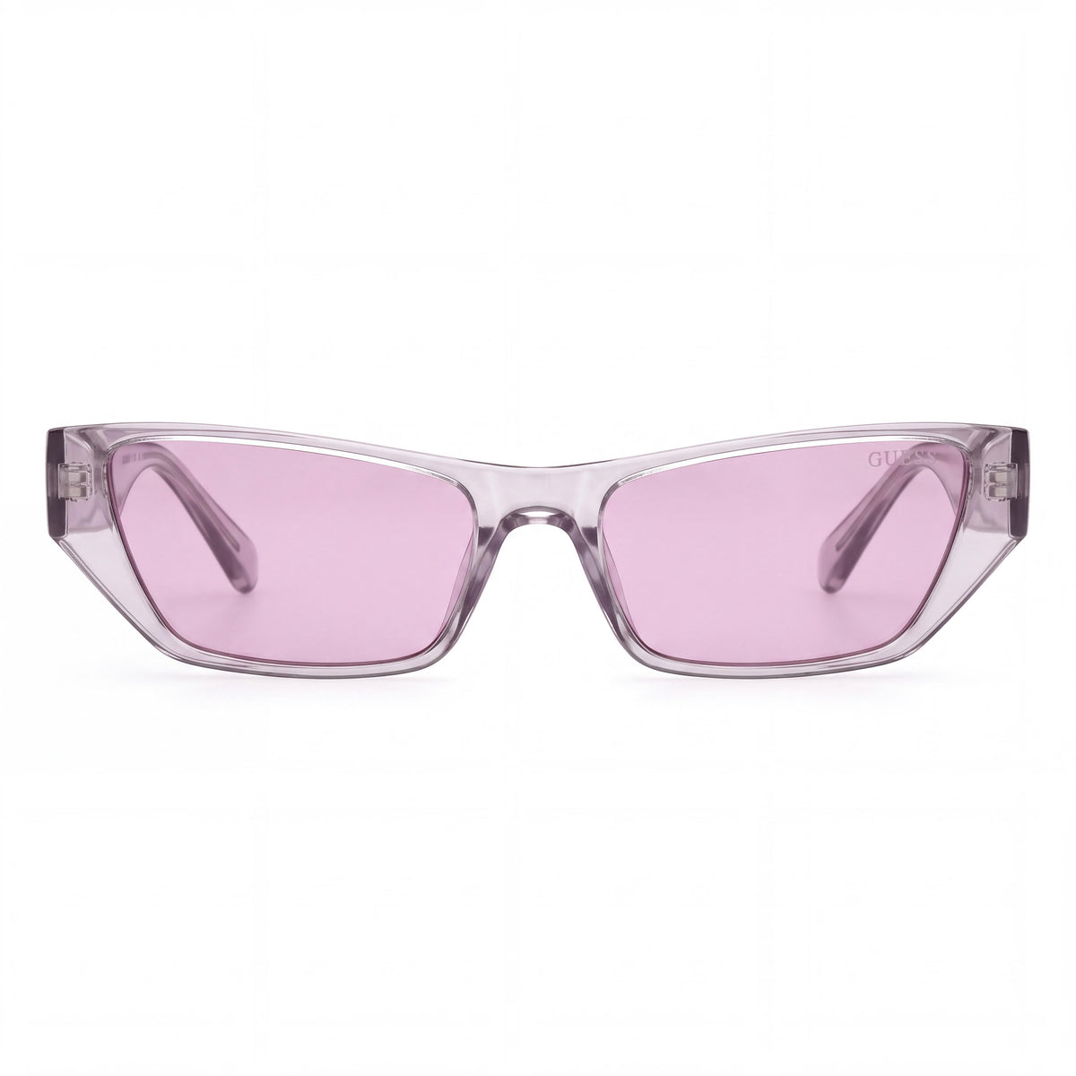 GUESS 56 Mm GU8232 Unisex Violet Metal Frame Eyewear with UV Protection, Plastic Lens, 145mm Lens Width, 17mm Bridge, 145mm Temple, Photo 2
