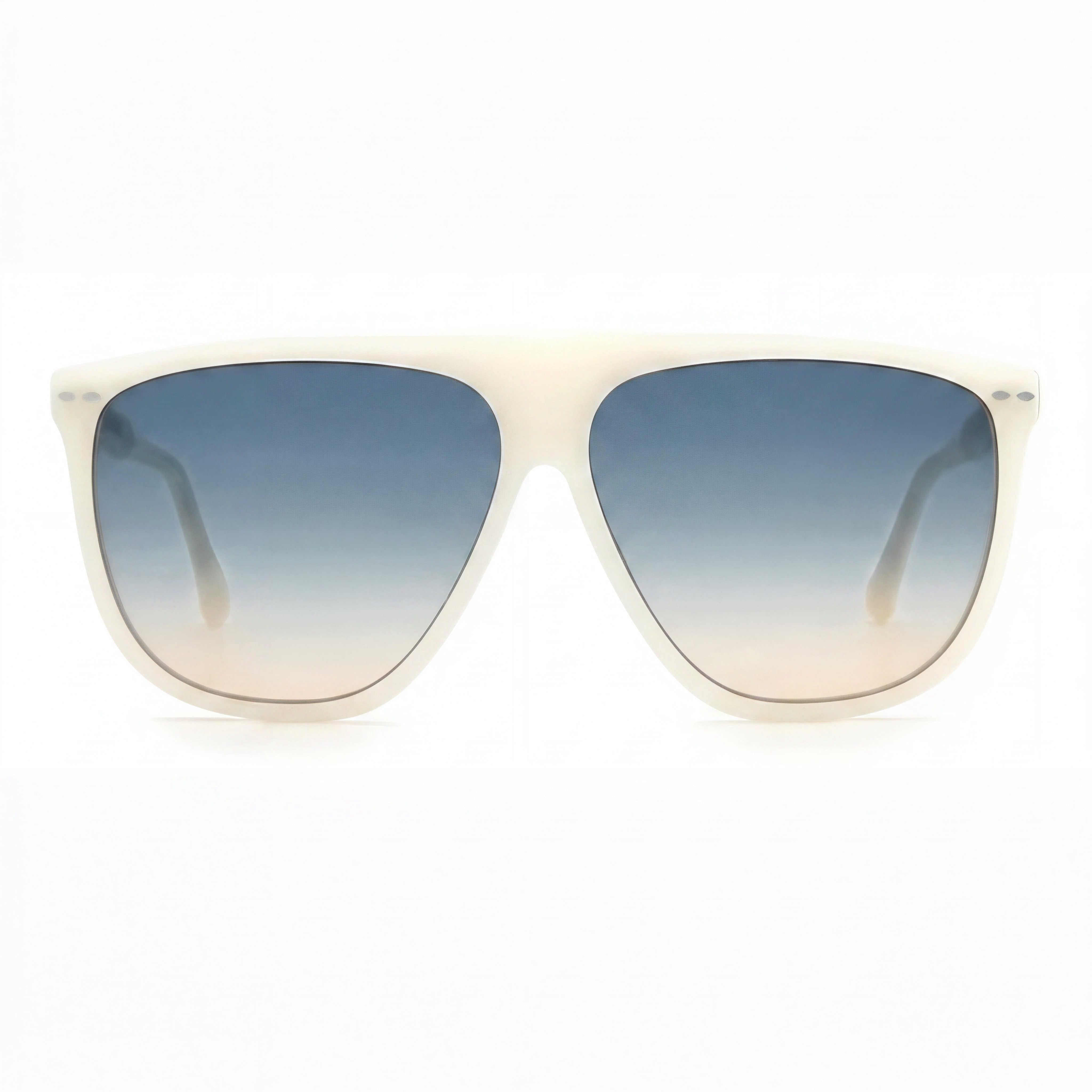 Isabel Marant Sports Unisex Multi-Coloured Acetate Frame Blue Shaded Plastic Lens UV Protected Sunglasses, Photo 2