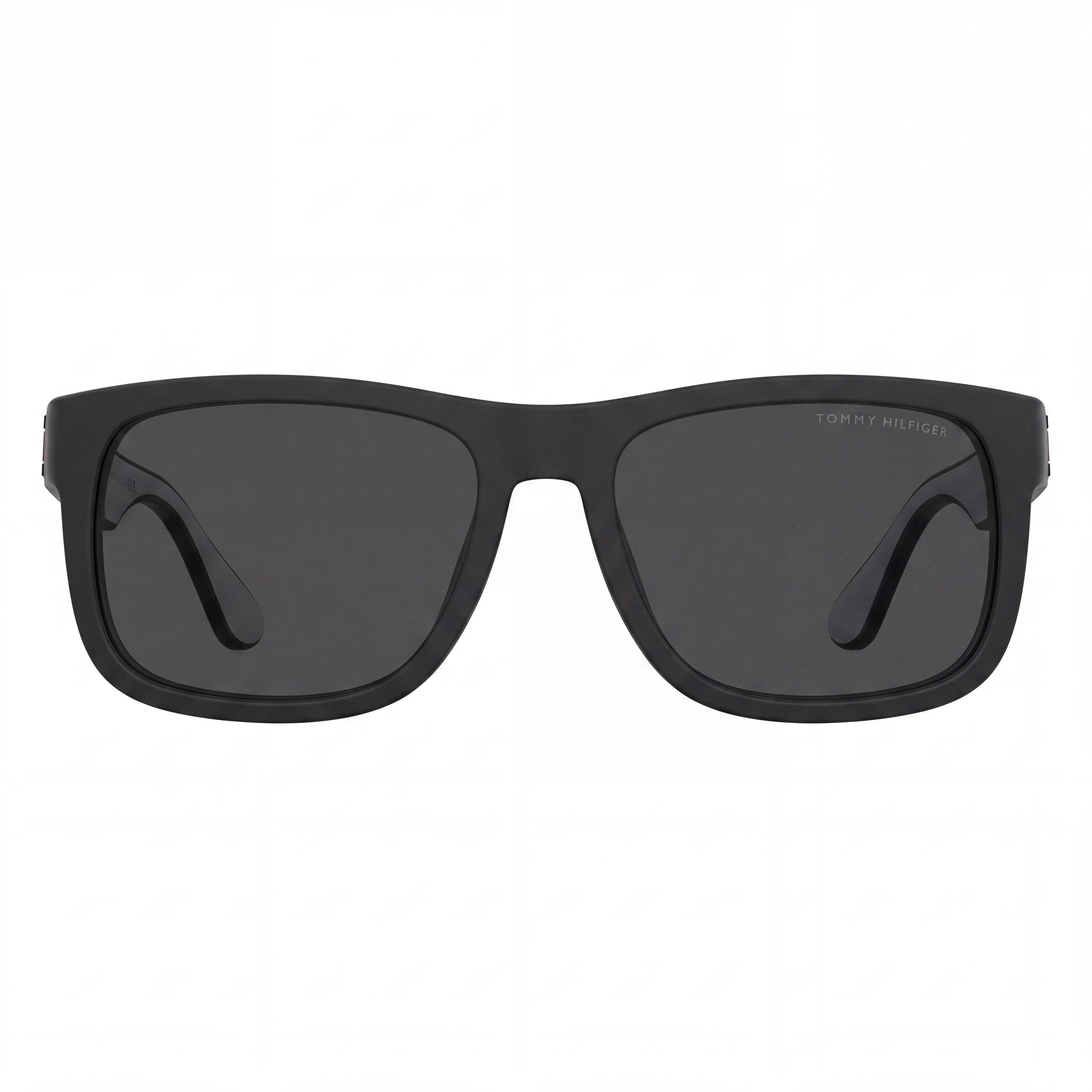 Gafas de sol deportivas clásicas Tommy Hilfiger TH 1556/N/S de acetato para hombre, negras y grises, 100 % protección UV, 56 mm, Photo 2