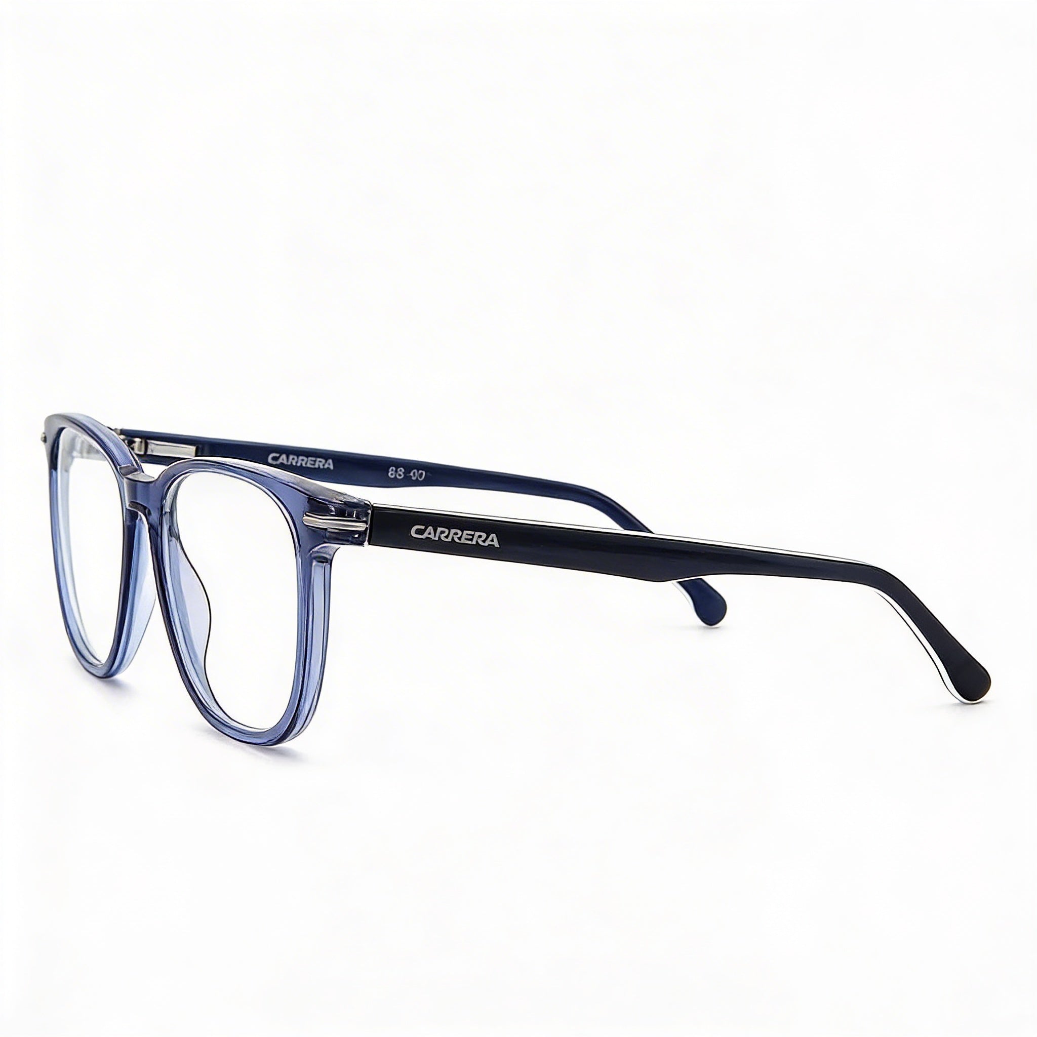 Gafas de sol unisex Carrera Carrera 308 con montura de acetato azul y lentes de policarbonato azul de 53 mm, Photo 3